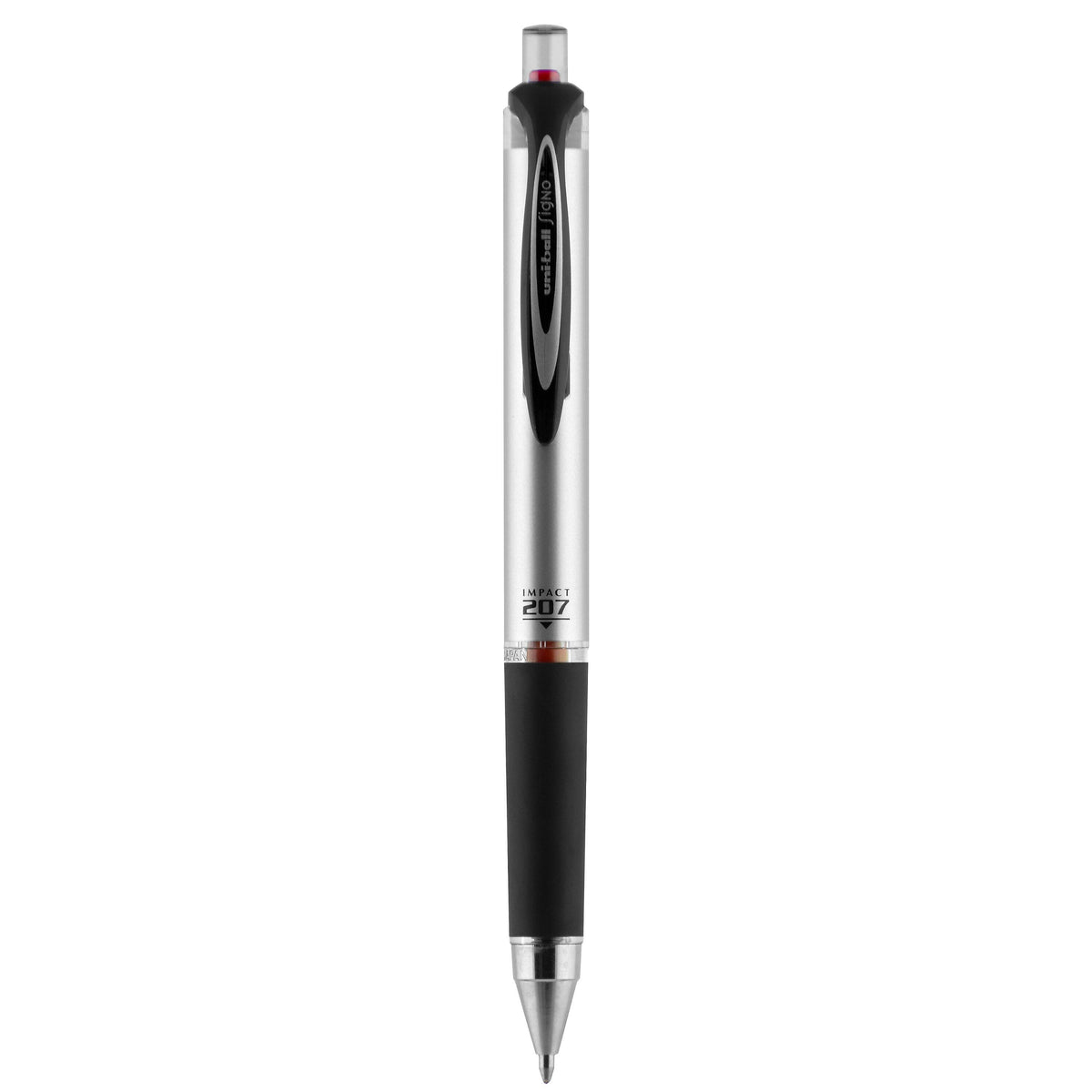 uniball 207 Impact Retractable Gel Pens, Bold Point, 1.0mm, Red Ink