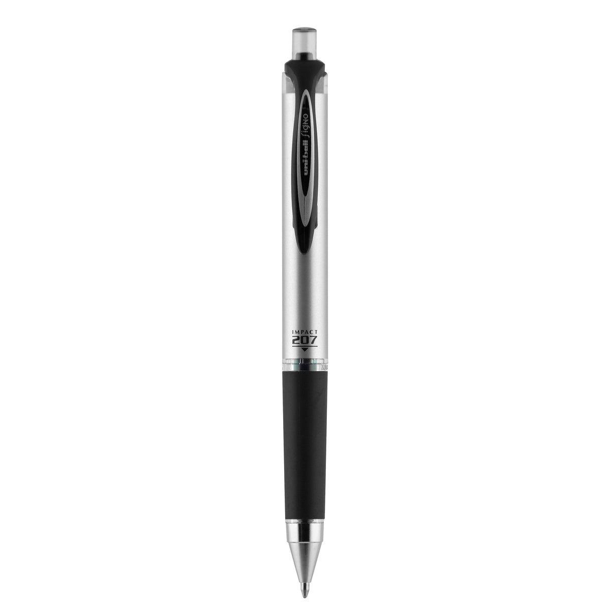 uniball 207 Impact RT Retractable Gel Pens, Bold Point, 1.0mm, Black Ink