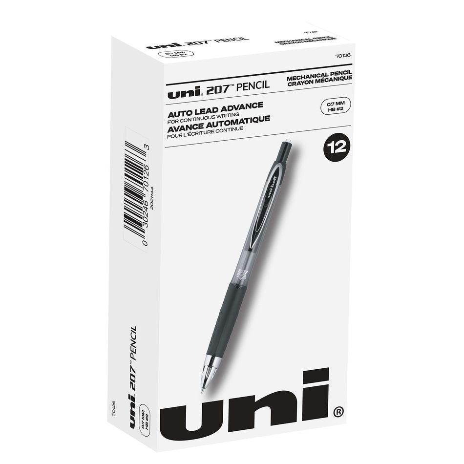 uniball 207 Mechanical Pencil, 0.7mm, #2 Medium Lead, Dozen