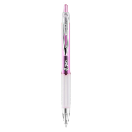 uniball 207 Pink Ribbon Retractable Gel Pens, Medium Point, 0.7mm, Black Ink, 36/Pack