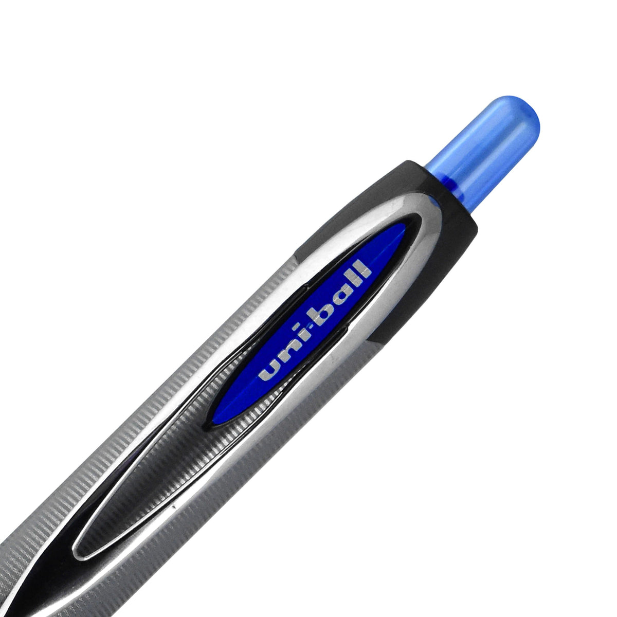 uniball 207 Plus+ Retractable Gel Pens, Medium Point, 0.7mm, Blue Ink, Dozen