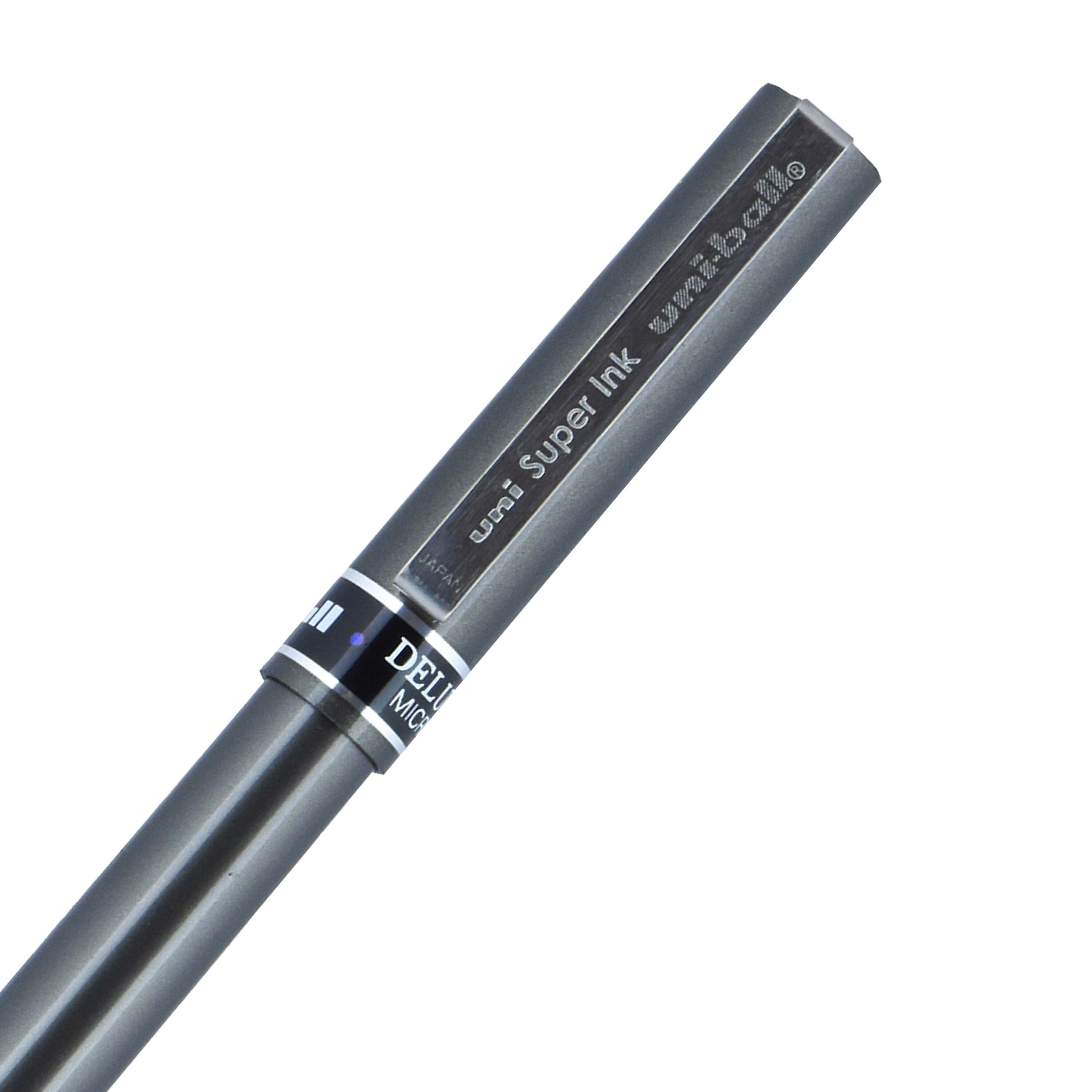 uniball Deluxe Rollerball Pen, Micro Point, 0.5mm, Blue Ink