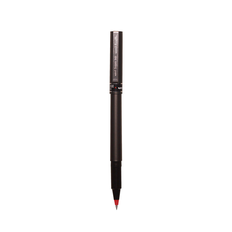 uniball Deluxe Rollerball Pen, Micro Point, 0.5mm, Red Ink