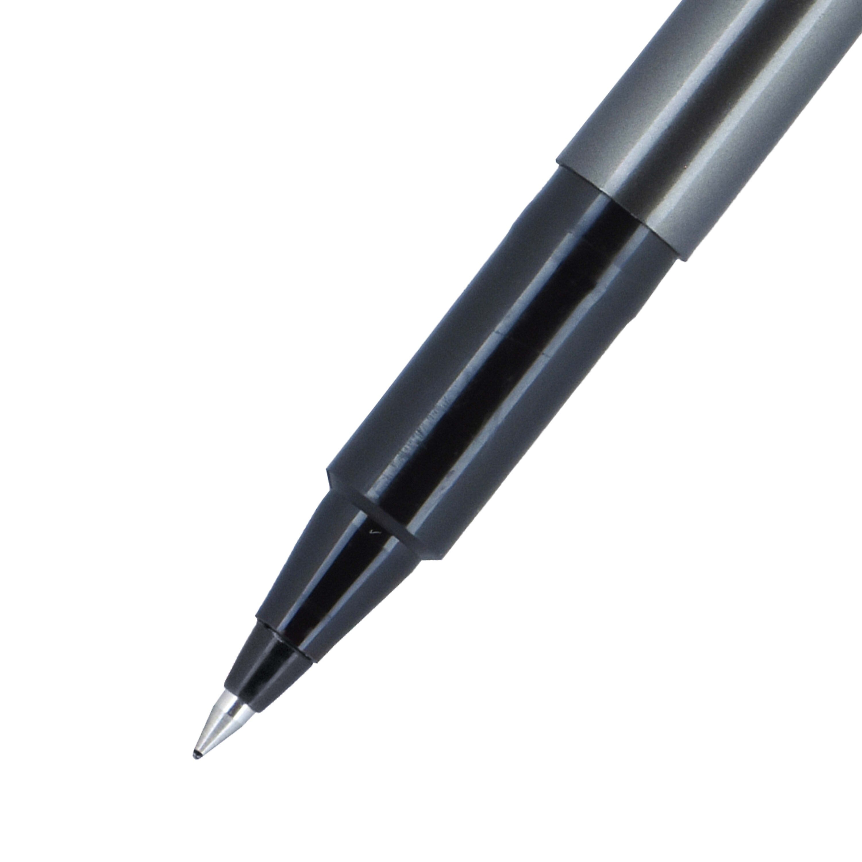 uniball Deluxe Rollerball Pens, Micro Point, 0.5mm, Black Ink