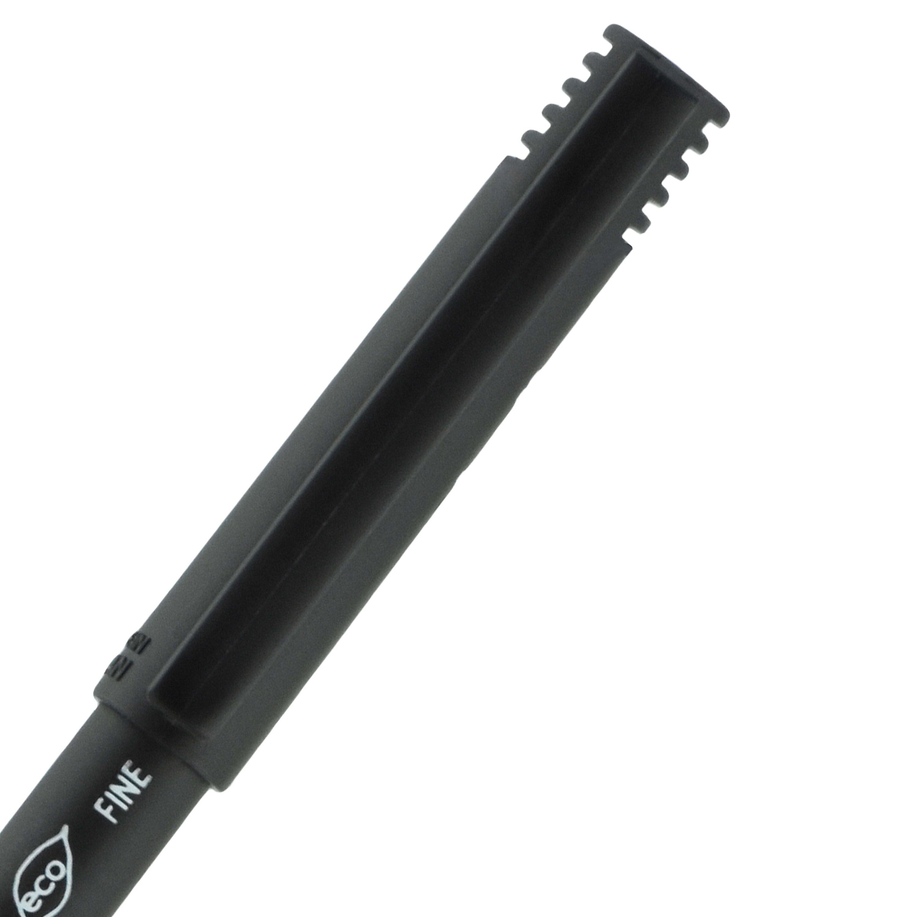 uniball Onyx Rollerball Pens, Fine Point, 0.7mm, Black Ink, Dozen