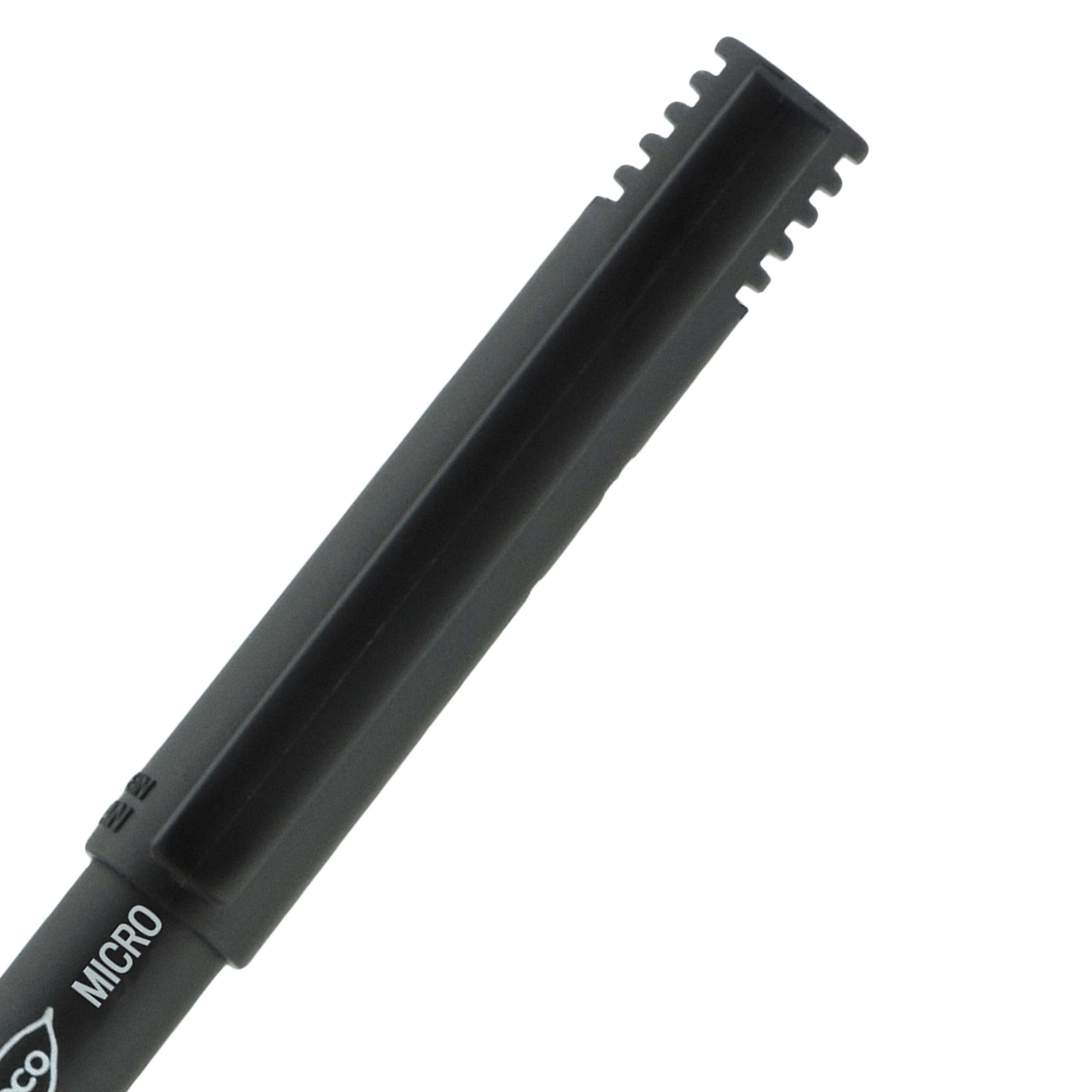 uniball Onyx Rollerball Pens, Micro Point, 0.5mm, Black Ink, Dozen