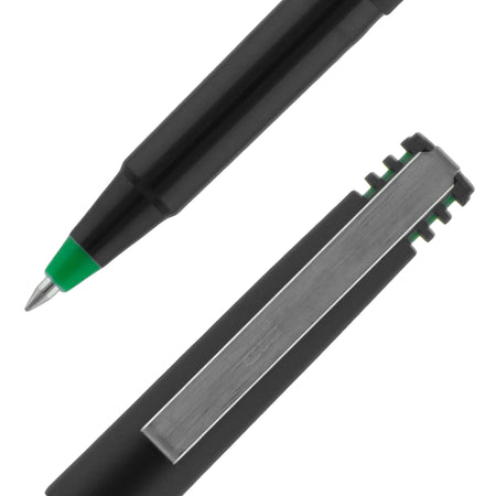 uniball Roller Rollerball Pens, Fine Point, 0.7mm, Green Ink, Dozen