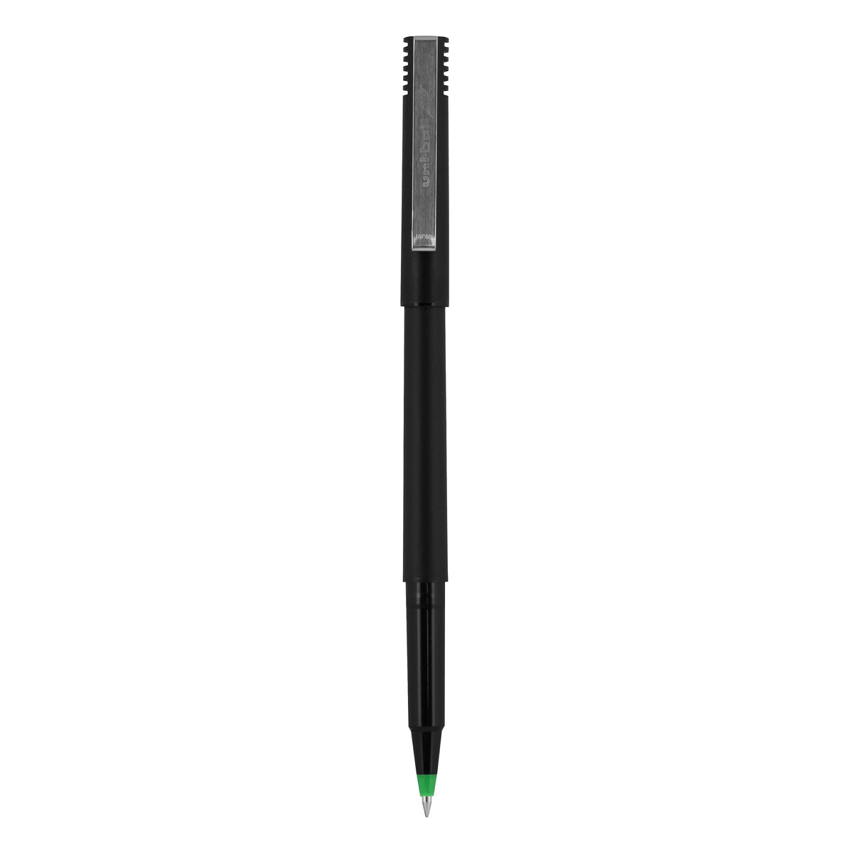 uniball Roller Rollerball Pens, Fine Point, 0.7mm, Green Ink, Dozen