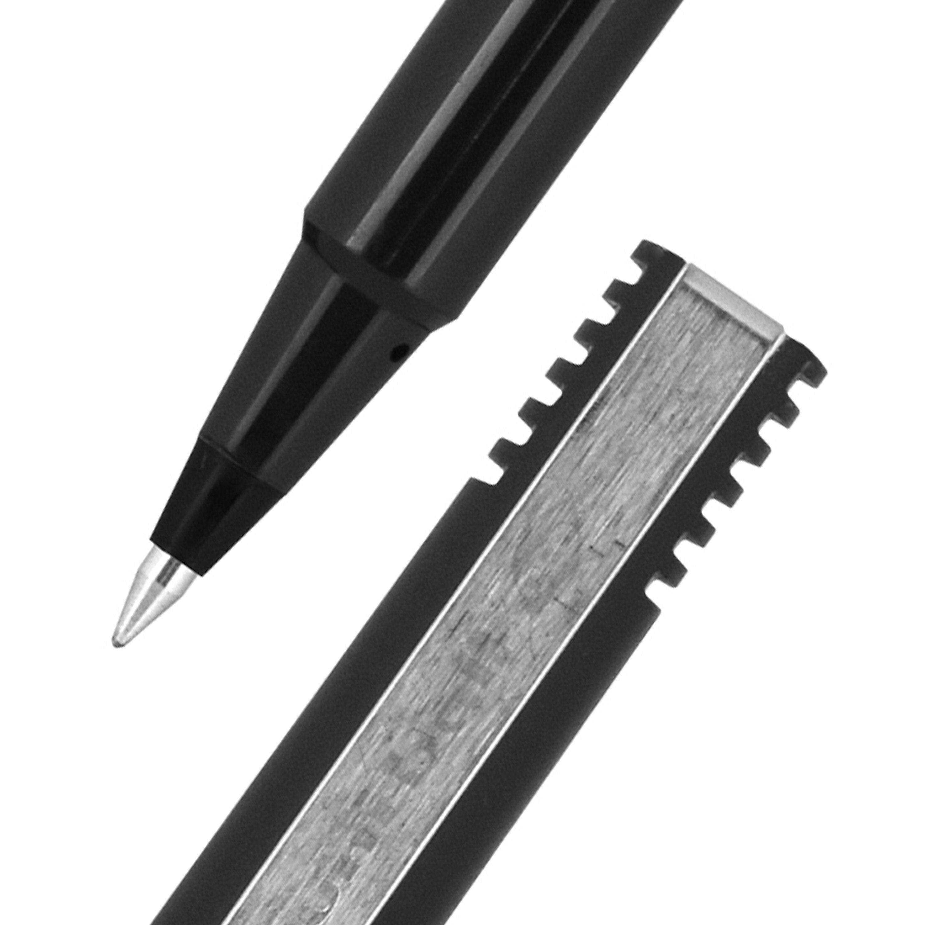 uniball Roller Rollerball Pens, Micro Point, 0.5mm, Black Ink