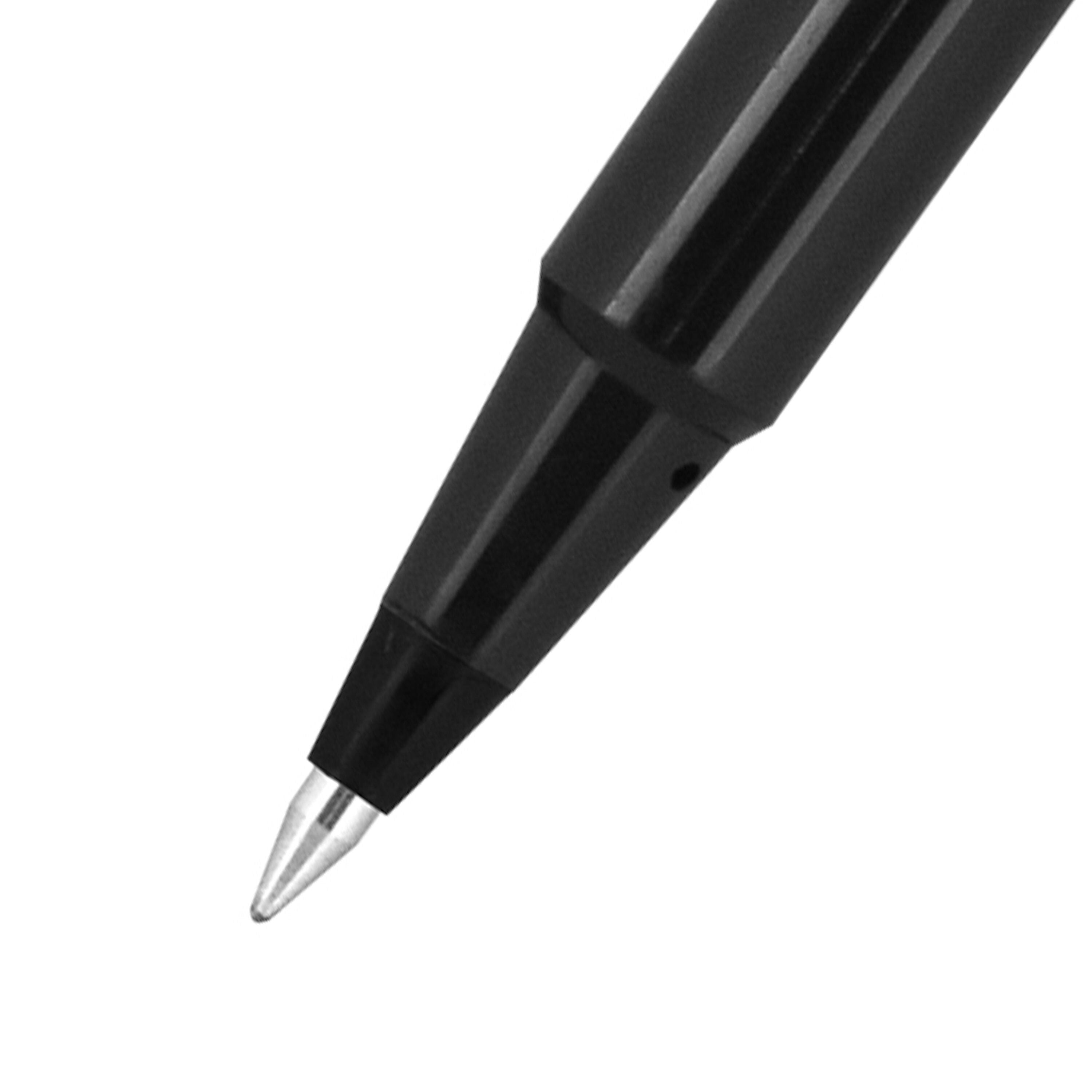 uniball Roller Rollerball Pens, Micro Point, 0.5mm, Black Ink