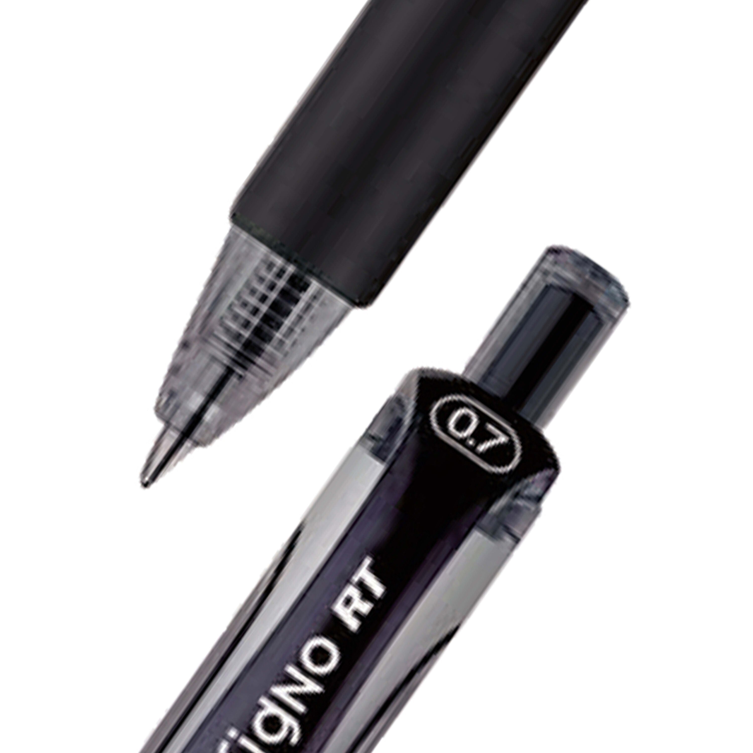 uniball Signo RT Gel Pens, Medium Point, 0.7mm, Black Ink, Dozen