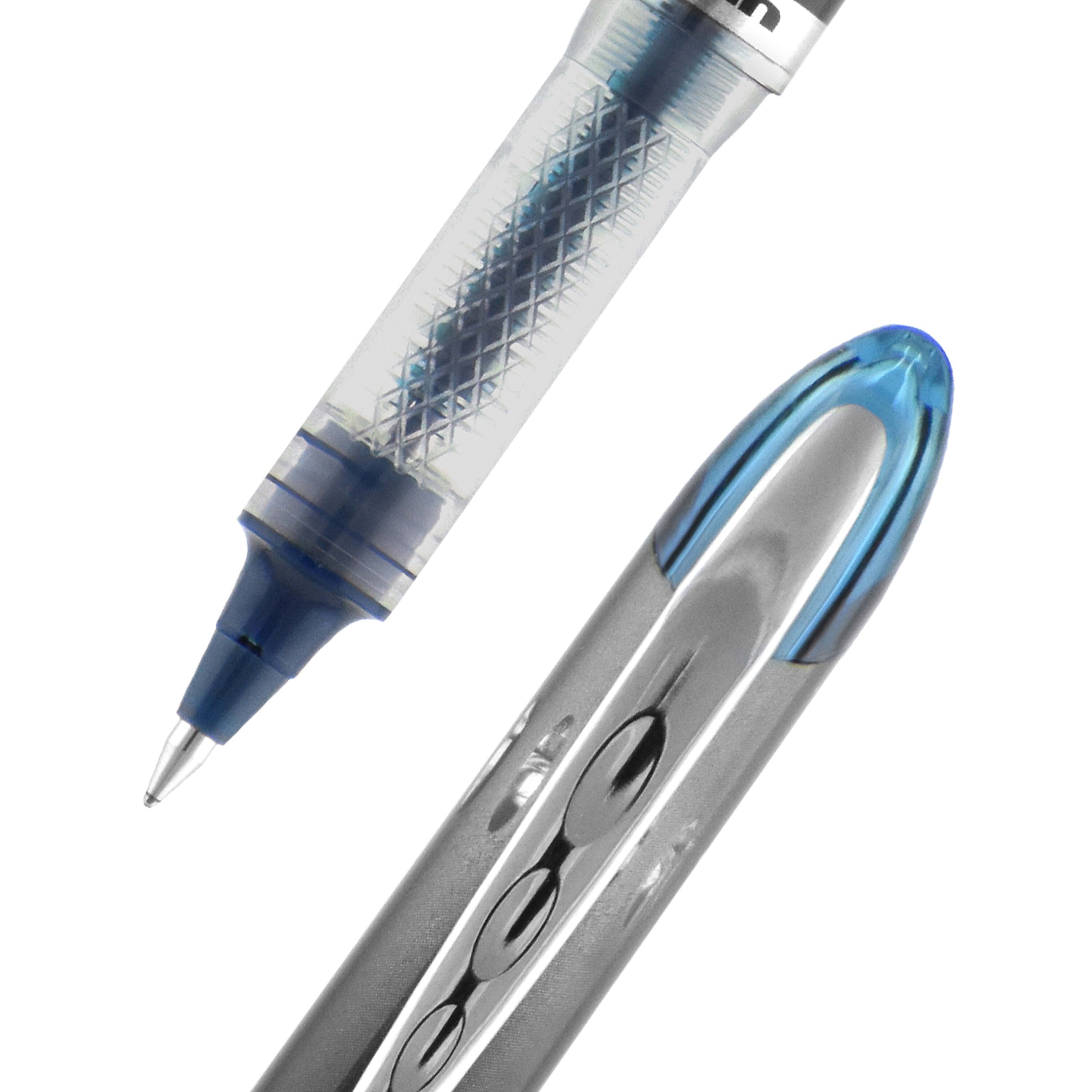uniball Vision Elite BLX Rollerball Pens, Micro Point, 0.5mm, Blue Ink