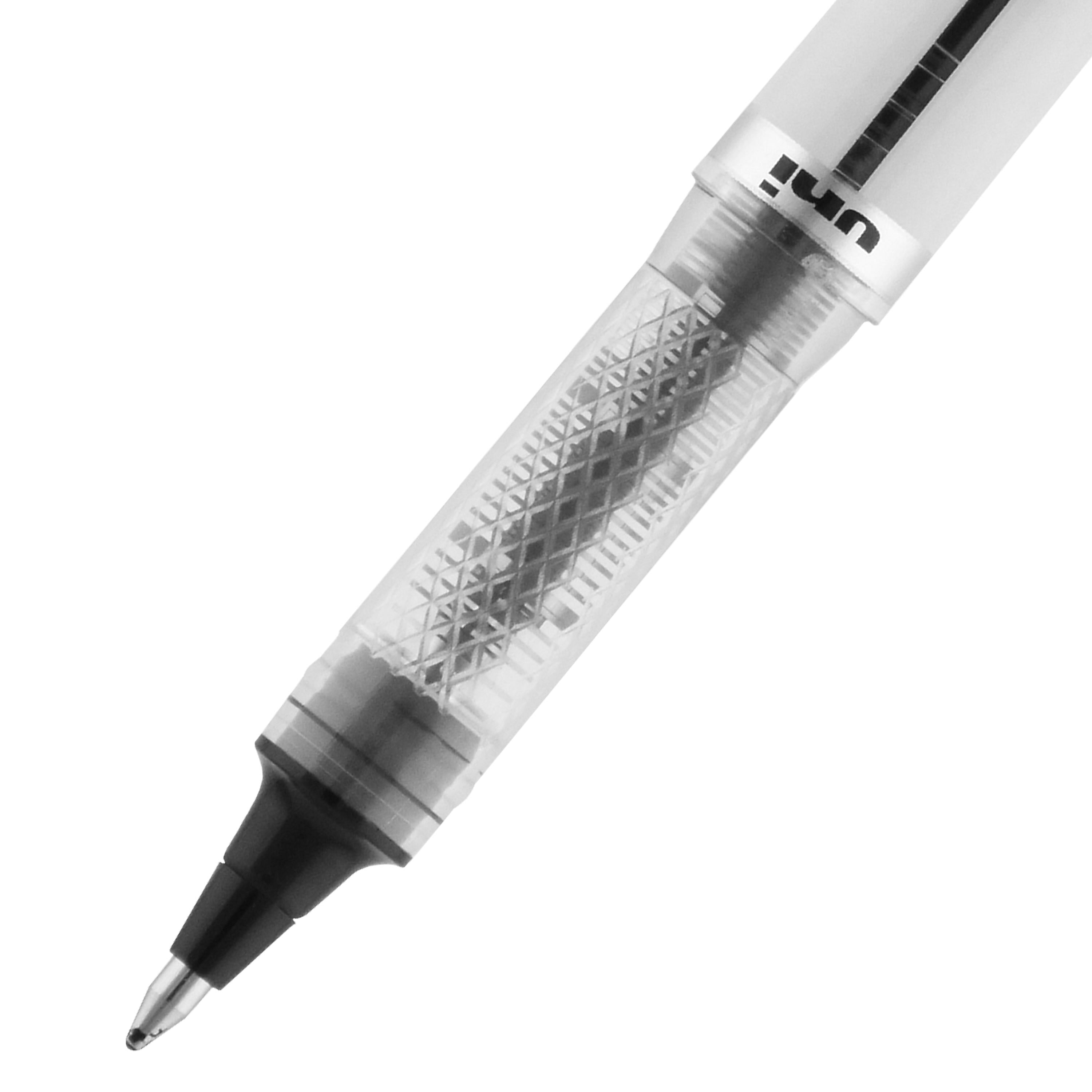 uniball Vision Elite Rollerball Pen Refills, Bold Point, 0.8mm, Black Ink, 2/Pack