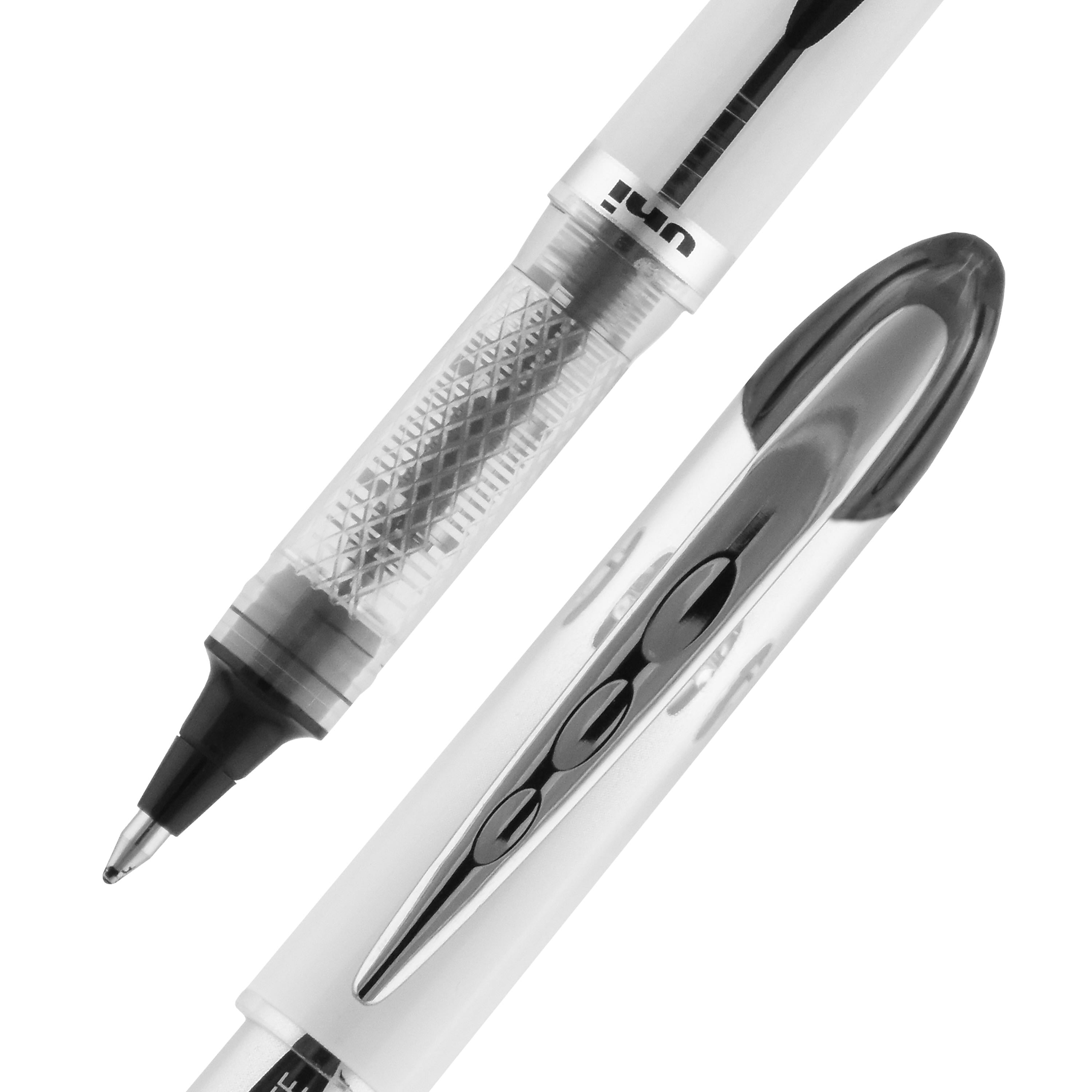 uniball Vision Elite Rollerball Pens, Bold Point, 0.8mm, Black Ink
