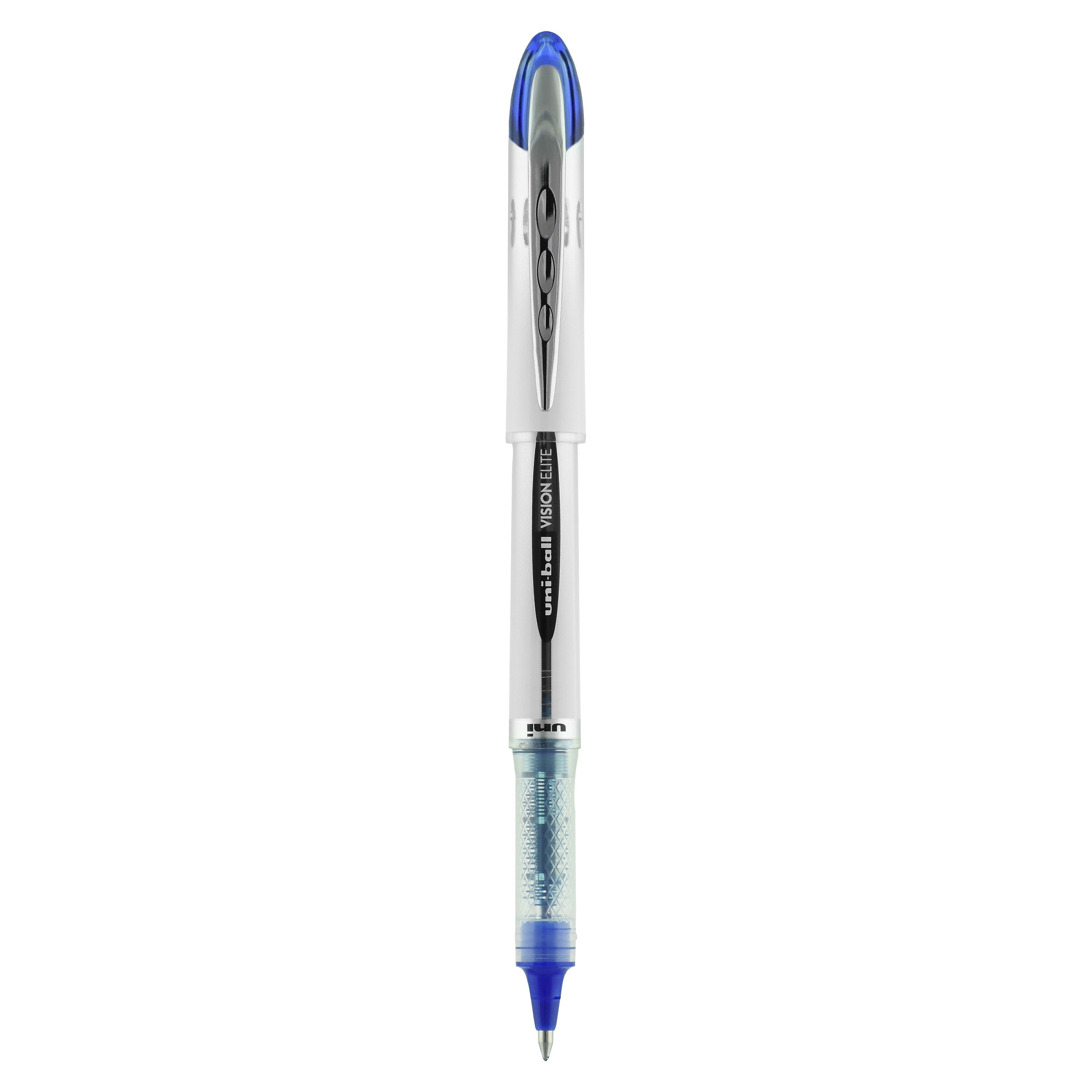 uniball Vision Elite Rollerball Pens, Bold Point, 0.8mm, Blue Ink