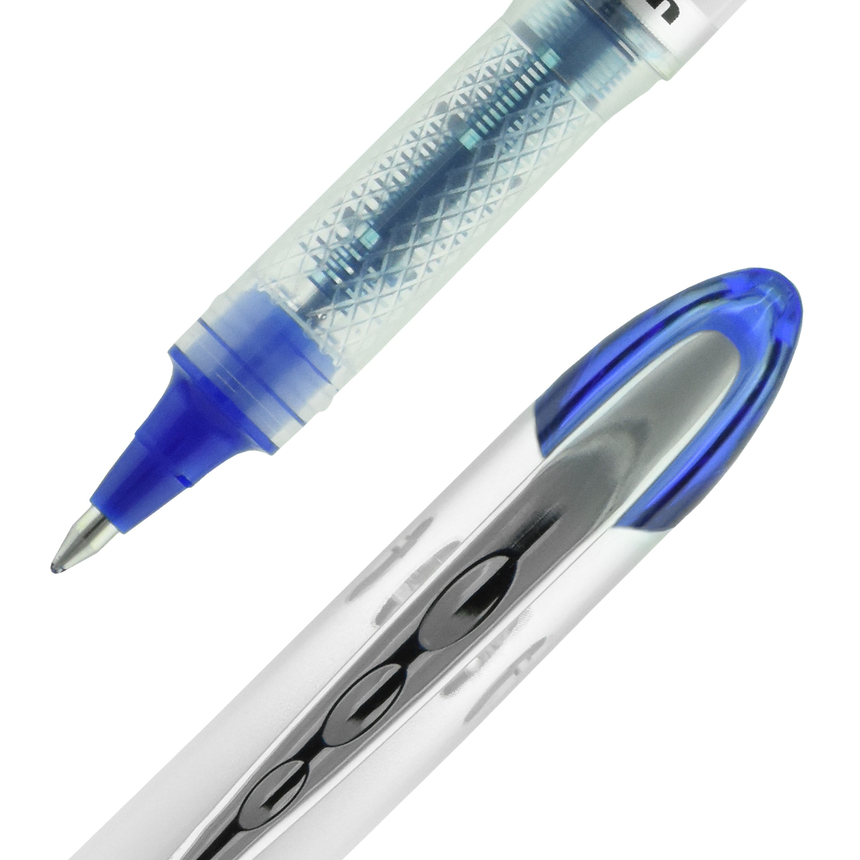 uniball Vision Elite Rollerball Pens, Bold Point, 0.8mm, Blue Ink