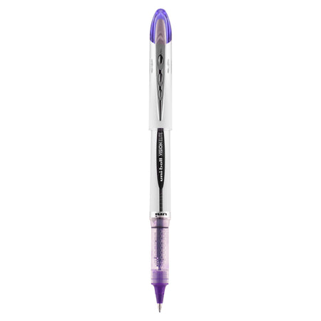 uniball Vision Elite Rollerball Pens, Bold Point, 0.8mm, Purple Ink