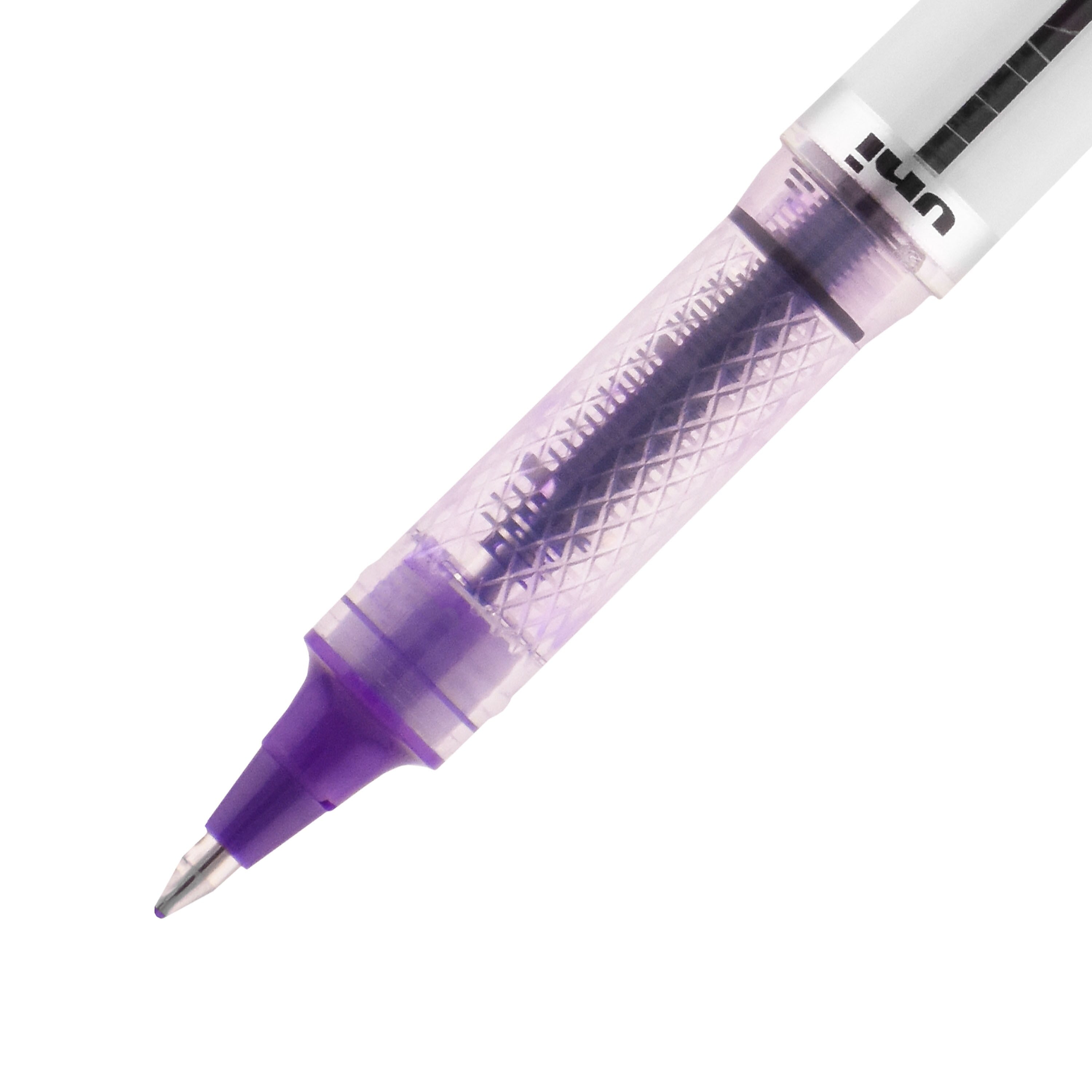 uniball Vision Elite Rollerball Pens, Bold Point, 0.8mm, Purple Ink