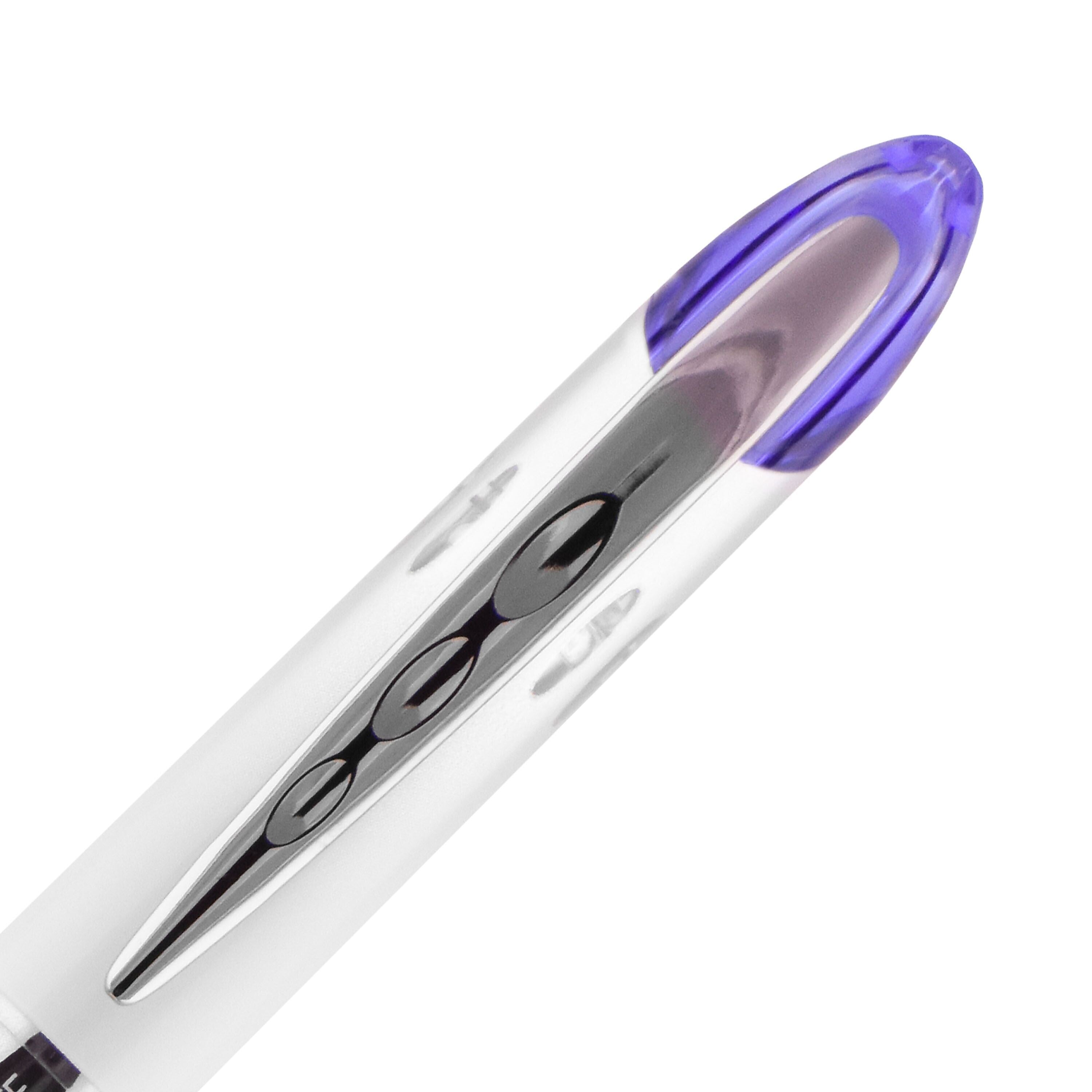 uniball Vision Elite Rollerball Pens, Bold Point, 0.8mm, Purple Ink