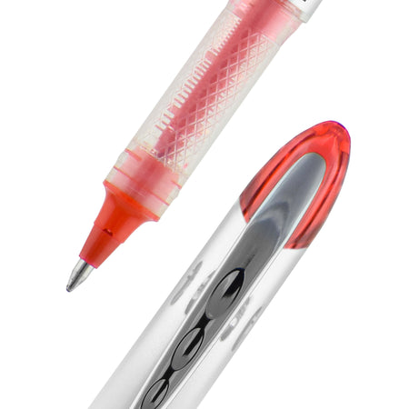 uniball Vision Elite Rollerball Pens, Bold Point, 0.8mm, Red Ink