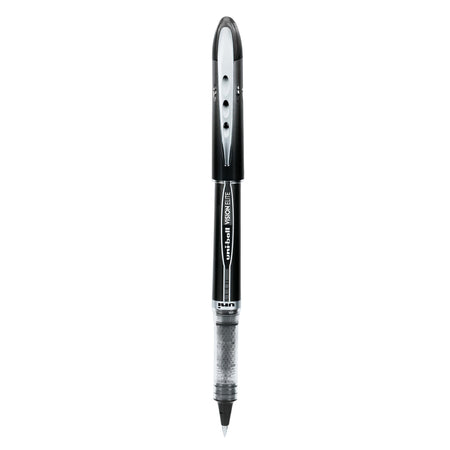 uniball Vision Elite Rollerball Pens, Micro Point, 0.5mm, Black Ink, 12/Pack