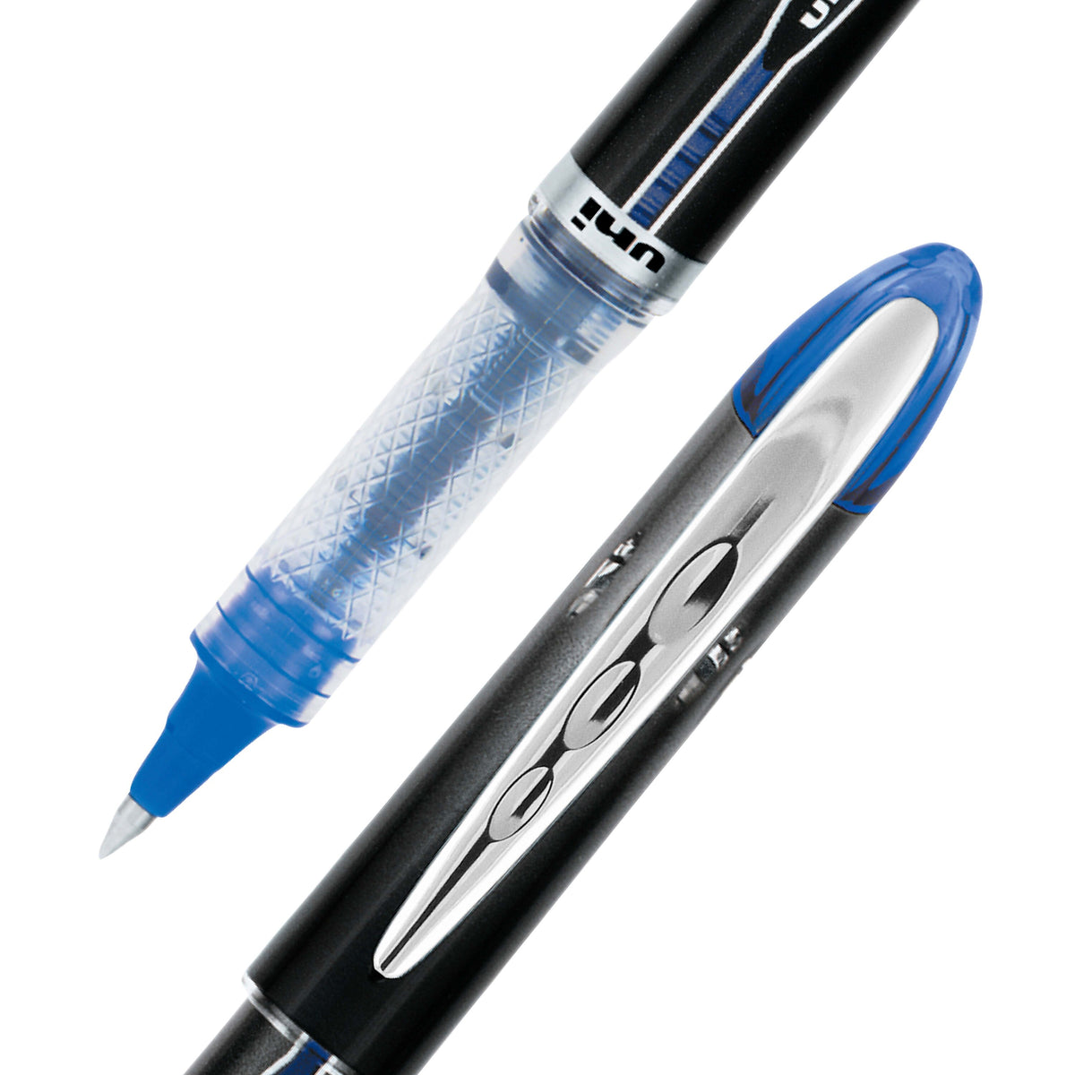 uniball Vision Elite Rollerball Pens, Micro Point, 0.5mm, Blue Ink