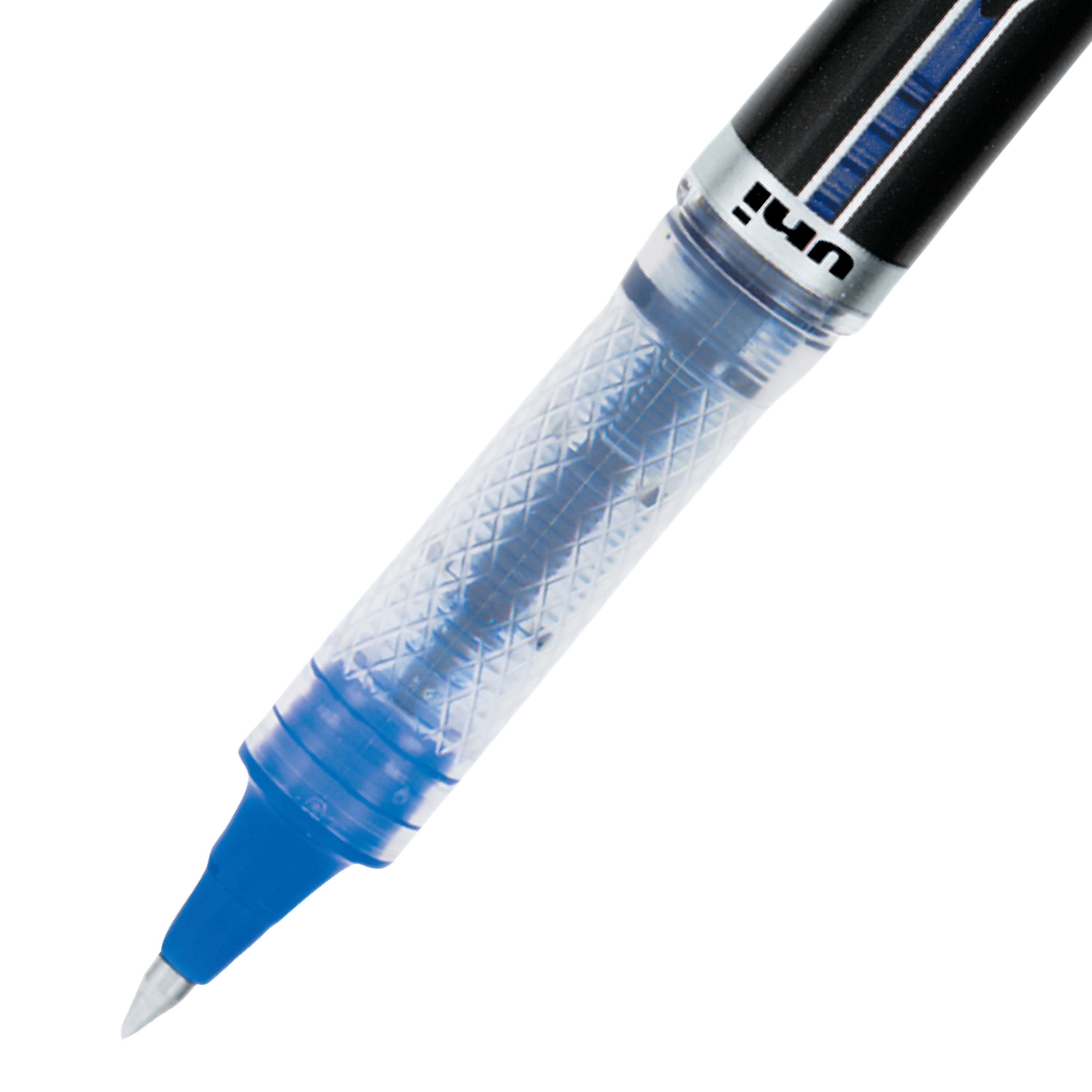 uniball Vision Elite Rollerball Pens, Micro Point, 0.5mm, Blue Ink