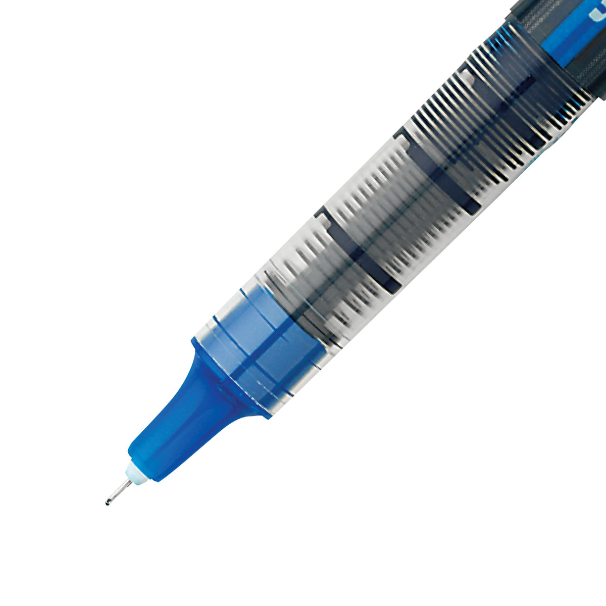 uniball Vision Needle Rollerball Pens, Micro Point, 0.5mm, Blue Ink, 12/Pack