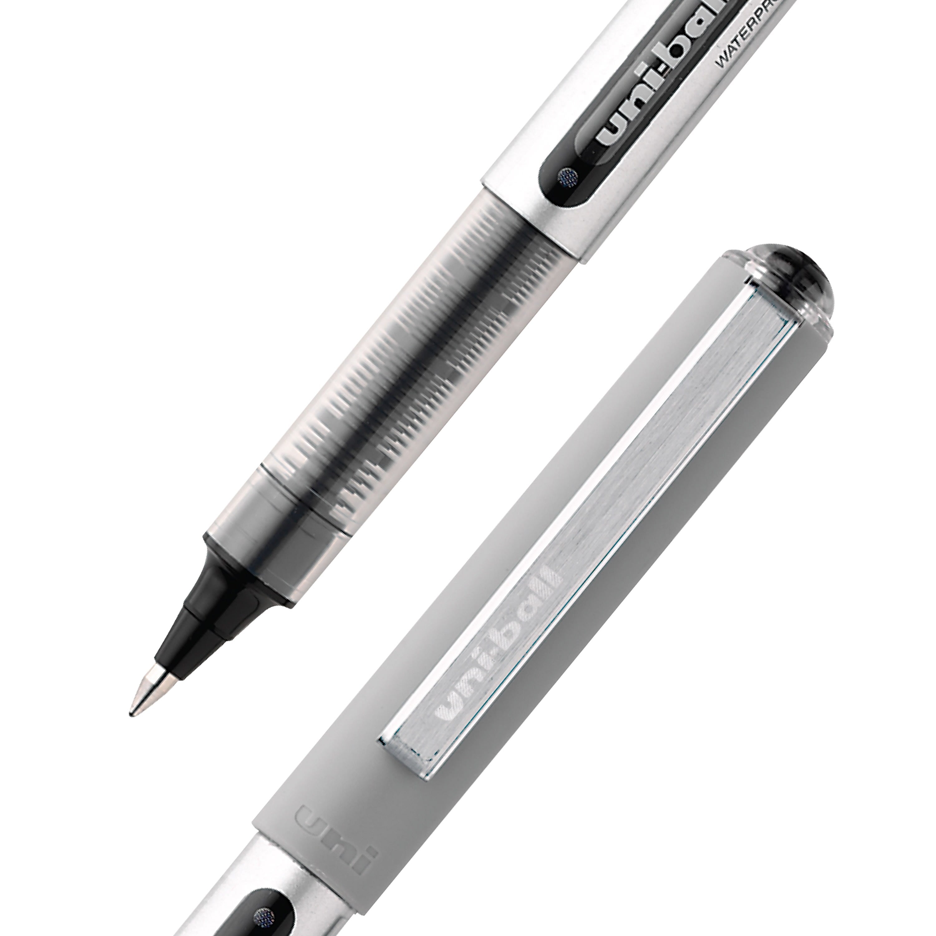 uniball Vision Rollerball Pens, Fine Point, 0.7mm, Black Ink