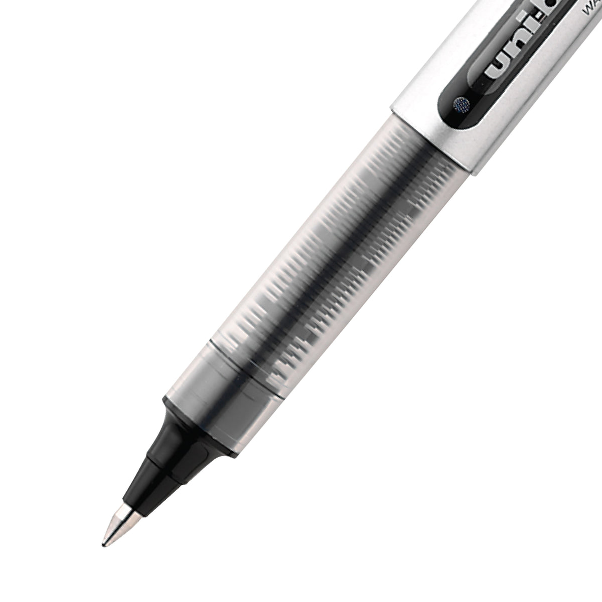 uniball Vision Rollerball Pens, Fine Point, 0.7mm, Black Ink, 36/Pack