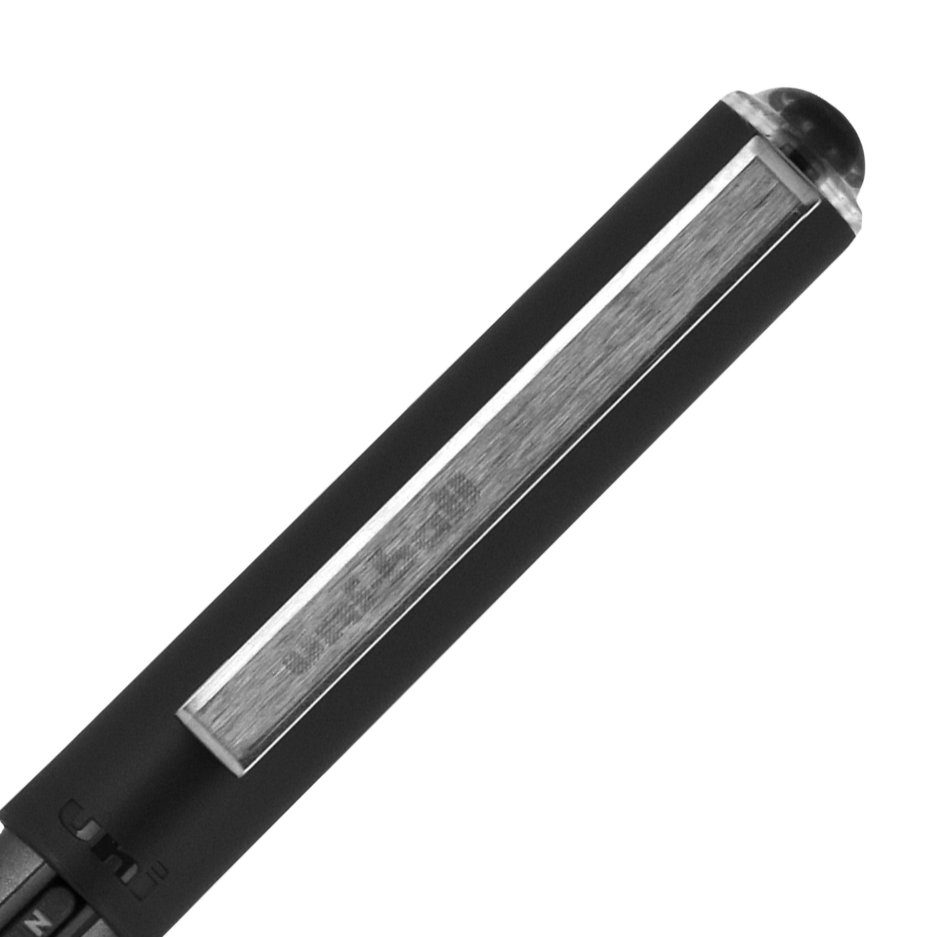 uniball Vision Rollerball Pens, Micro Point, 0.5mm, Black Ink
