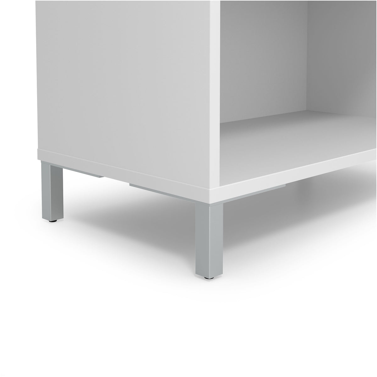 Union & Scale™ Essentials 3 Shelf 45"H Laminate Bookcase, White