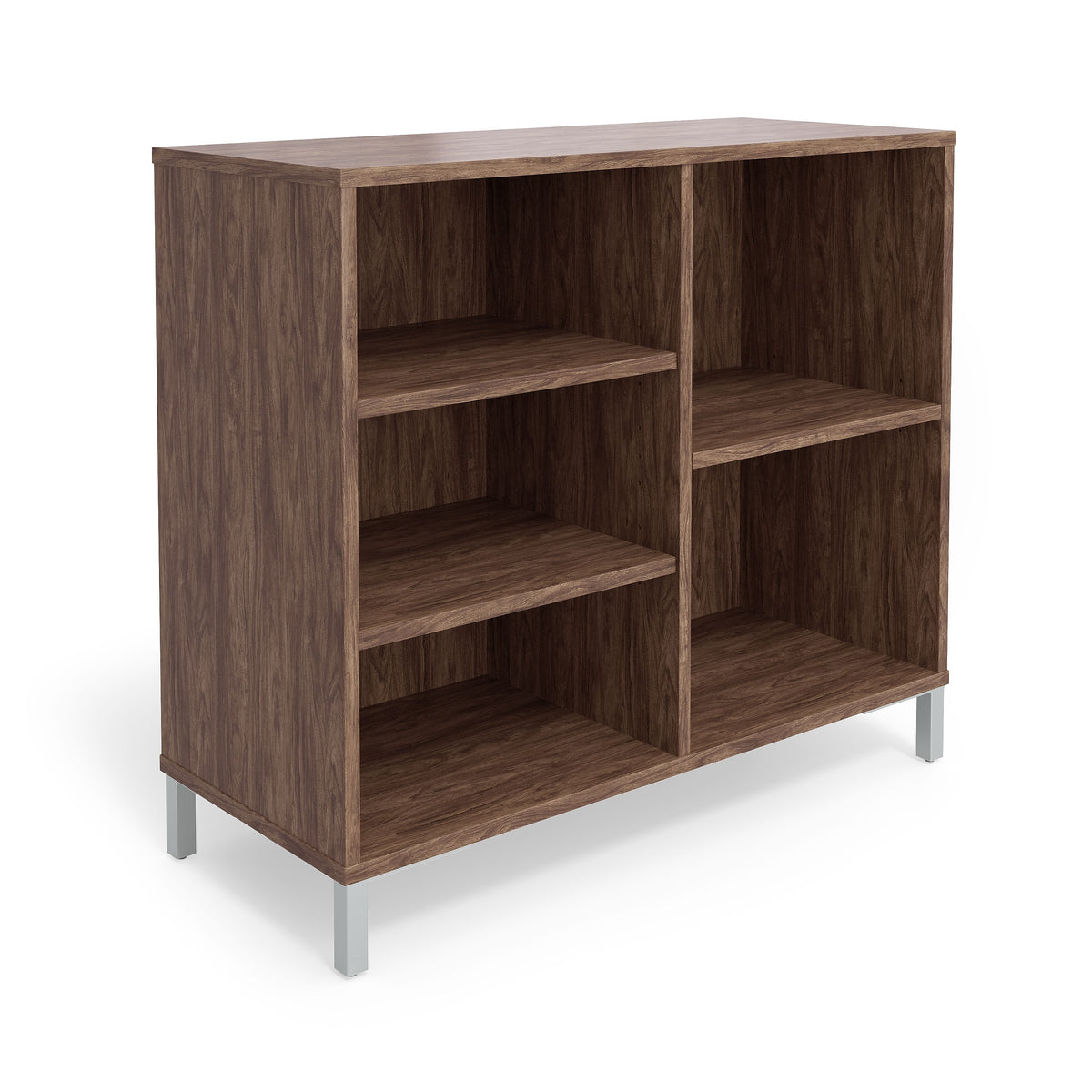 Union & Scale™ Essentials 5 Shelf 31"H Laminate Bookcase, Espresso