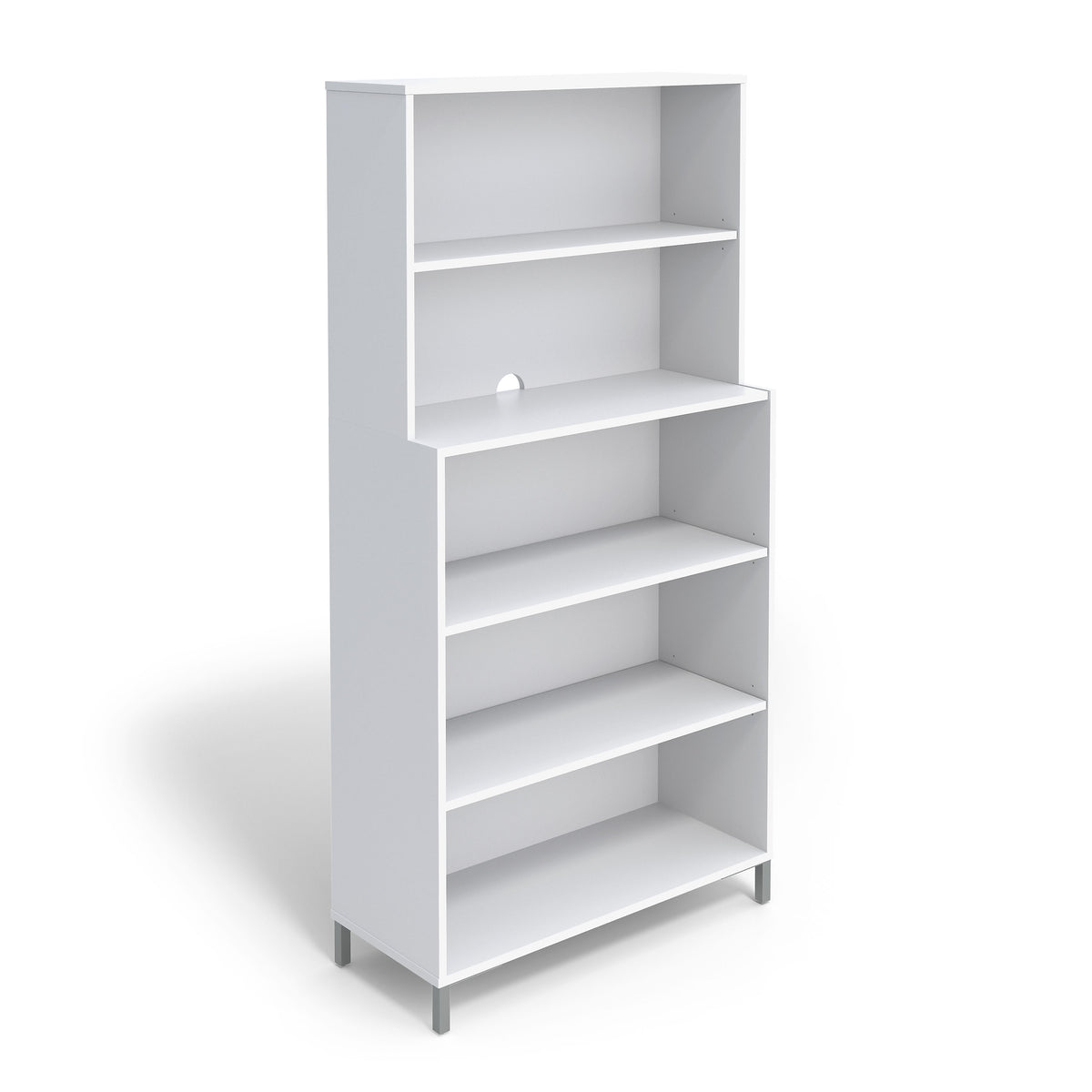 Union & Scale™ Essentials 5 Shelf 72"H Laminate Bookcase, White