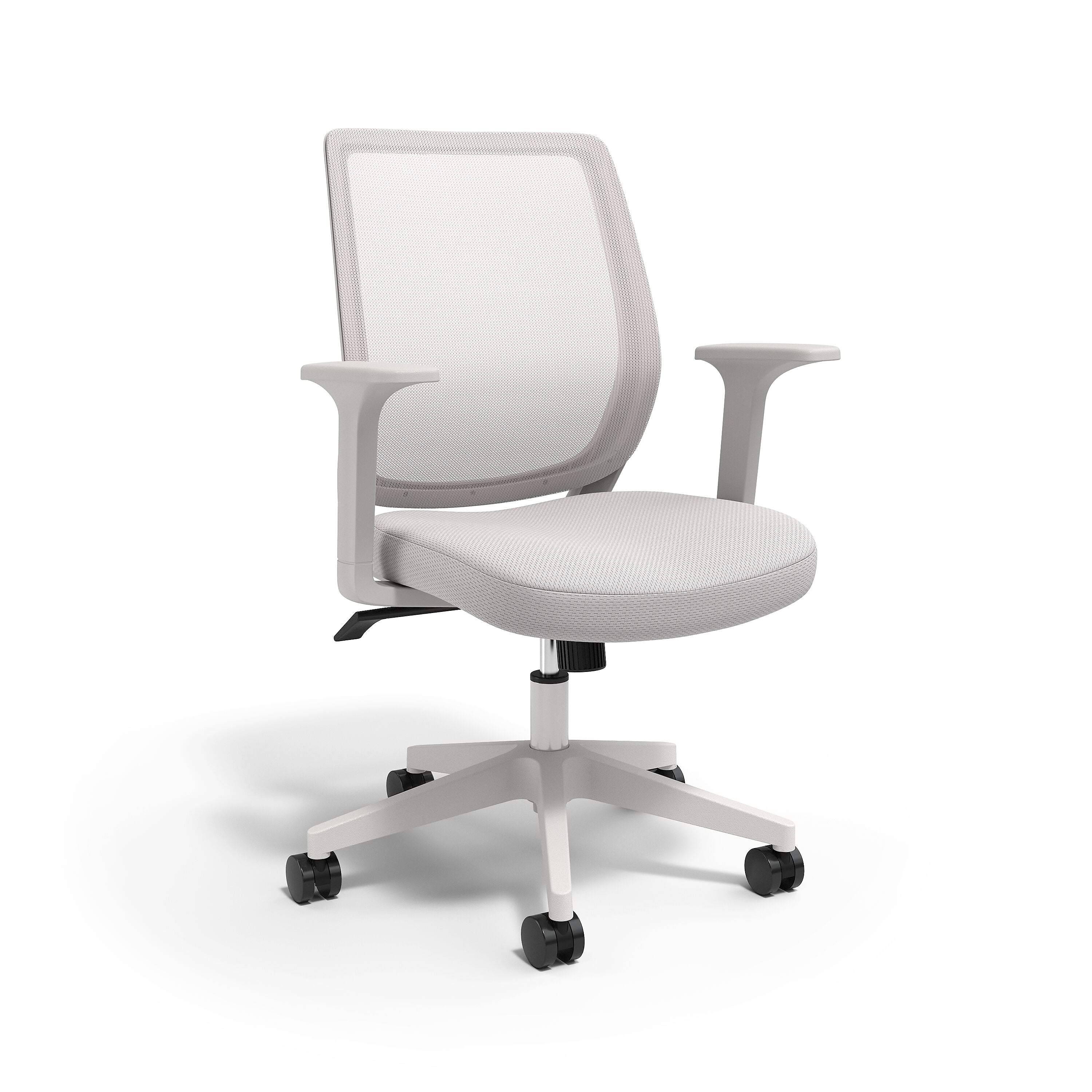 Union & Scale™ Essentials Ergonomic Fabric Swivel Task Chair, Gray