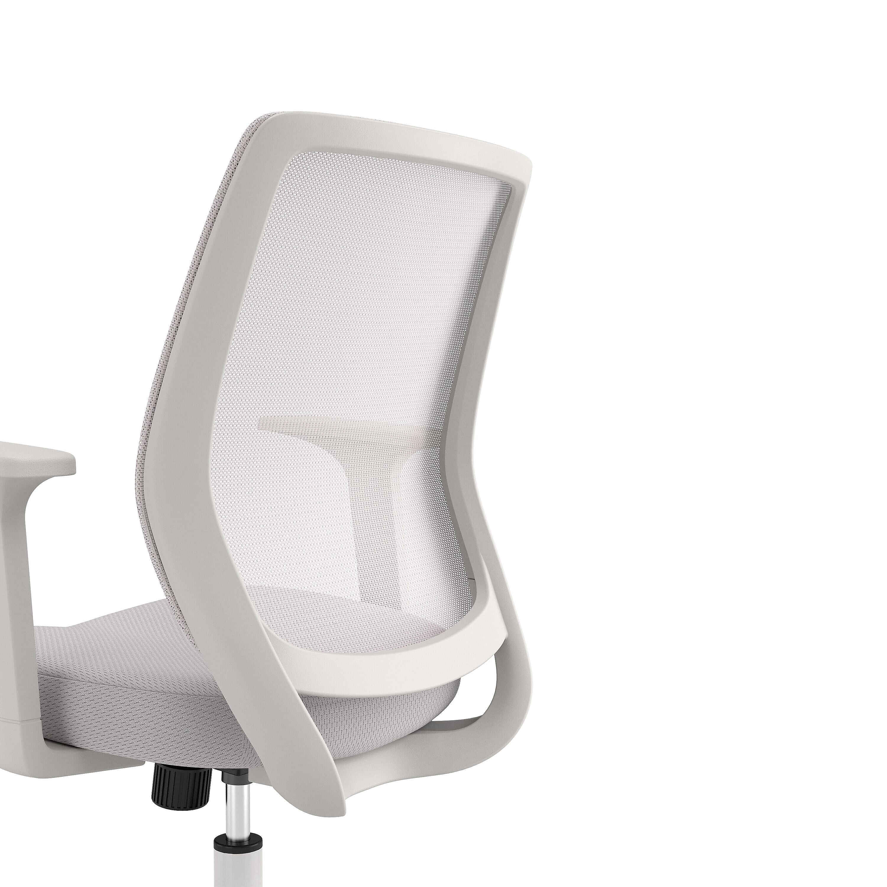 Union & Scale™ Essentials Ergonomic Fabric Swivel Task Chair, Gray