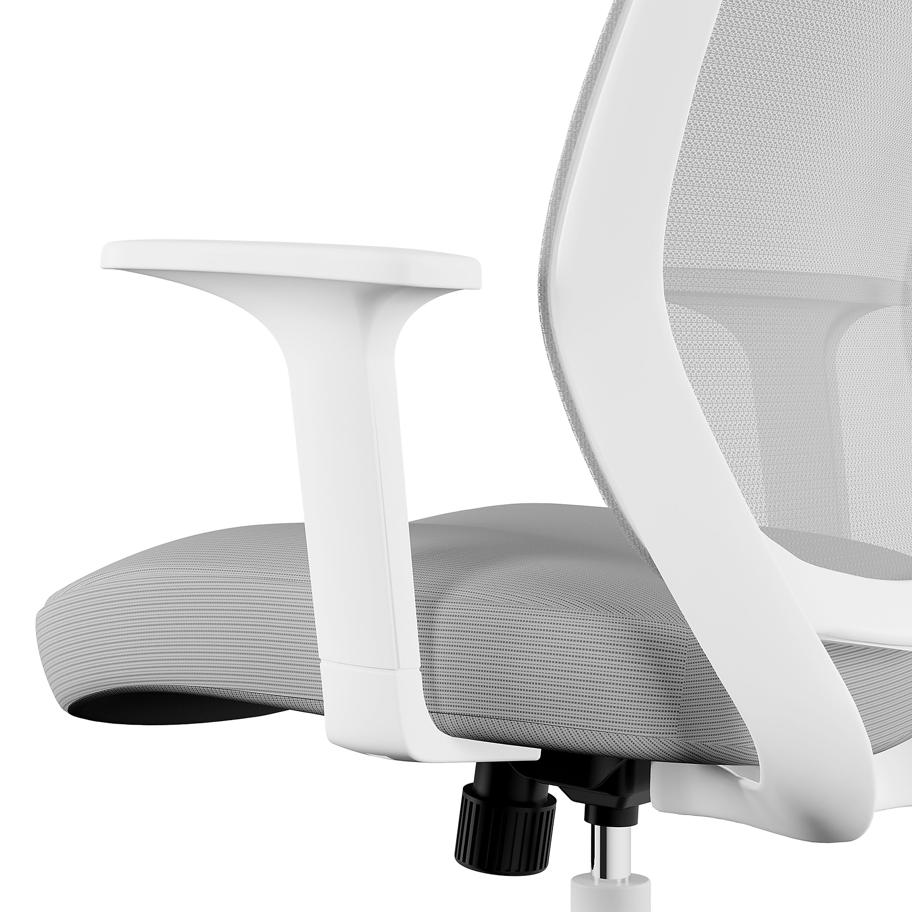Union & Scale™ Essentials Ergonomic Fabric Swivel Task Chair, Gray