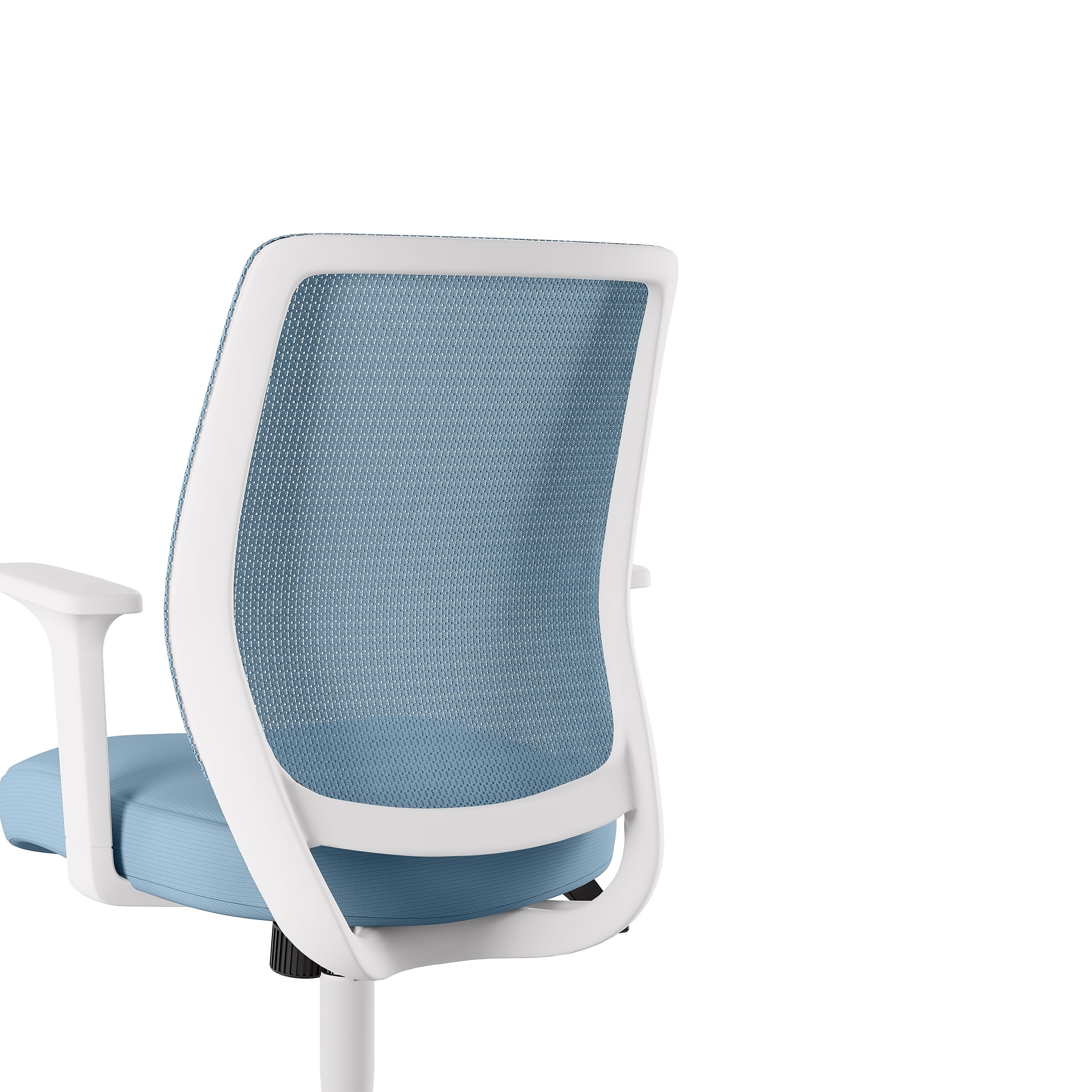 Union & Scale™ Essentials Ergonomic Fabric Swivel Task Chair, Seafoam