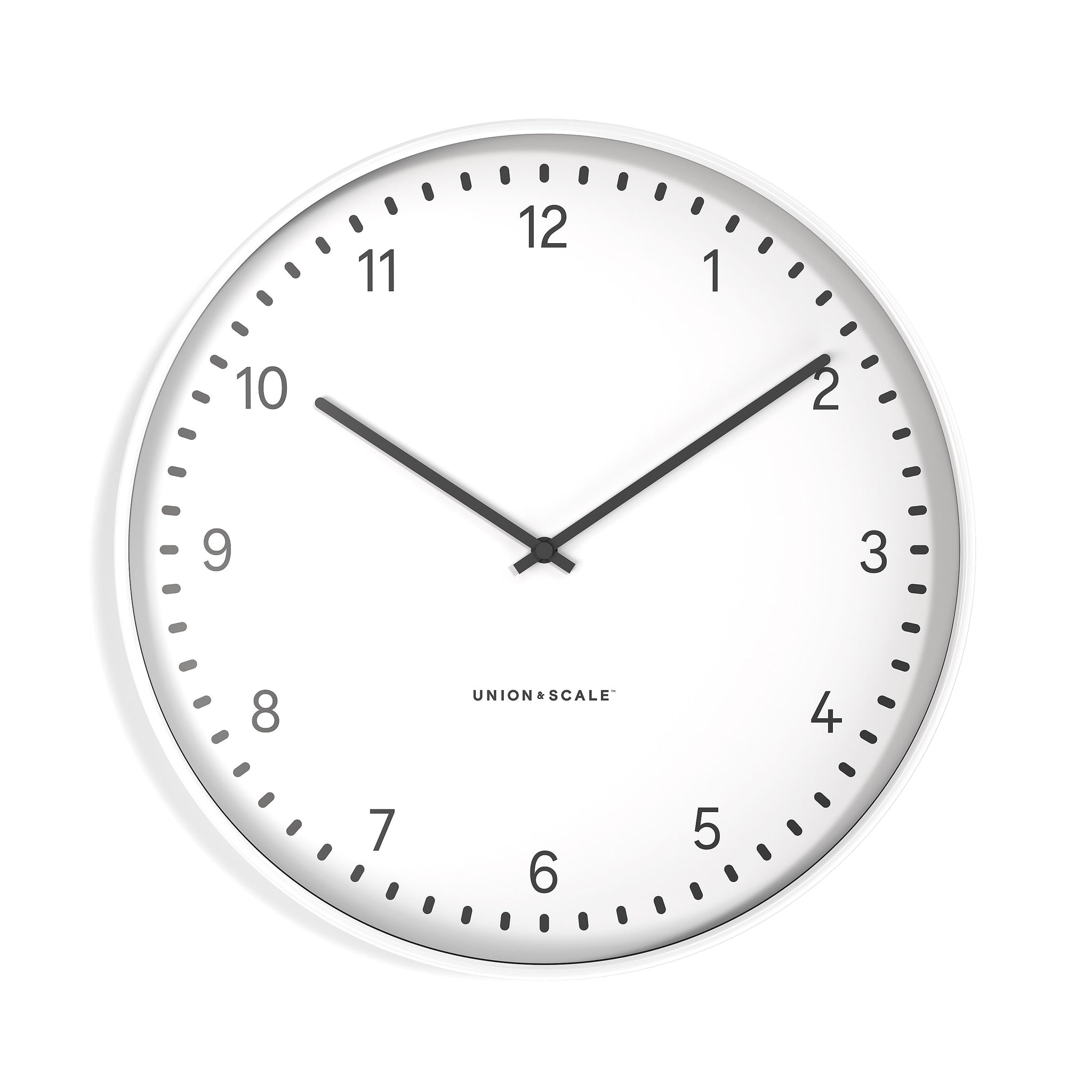 Union & Scale™ Essentials Wall Clock, Metal, 15