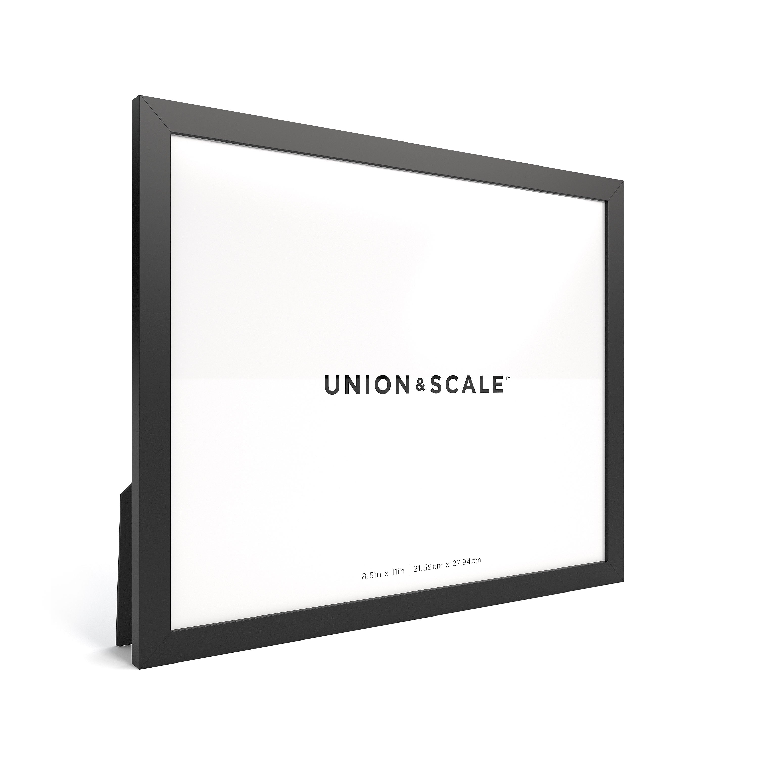 Union & Scale™ Essentials Wood Document Frame, Black
