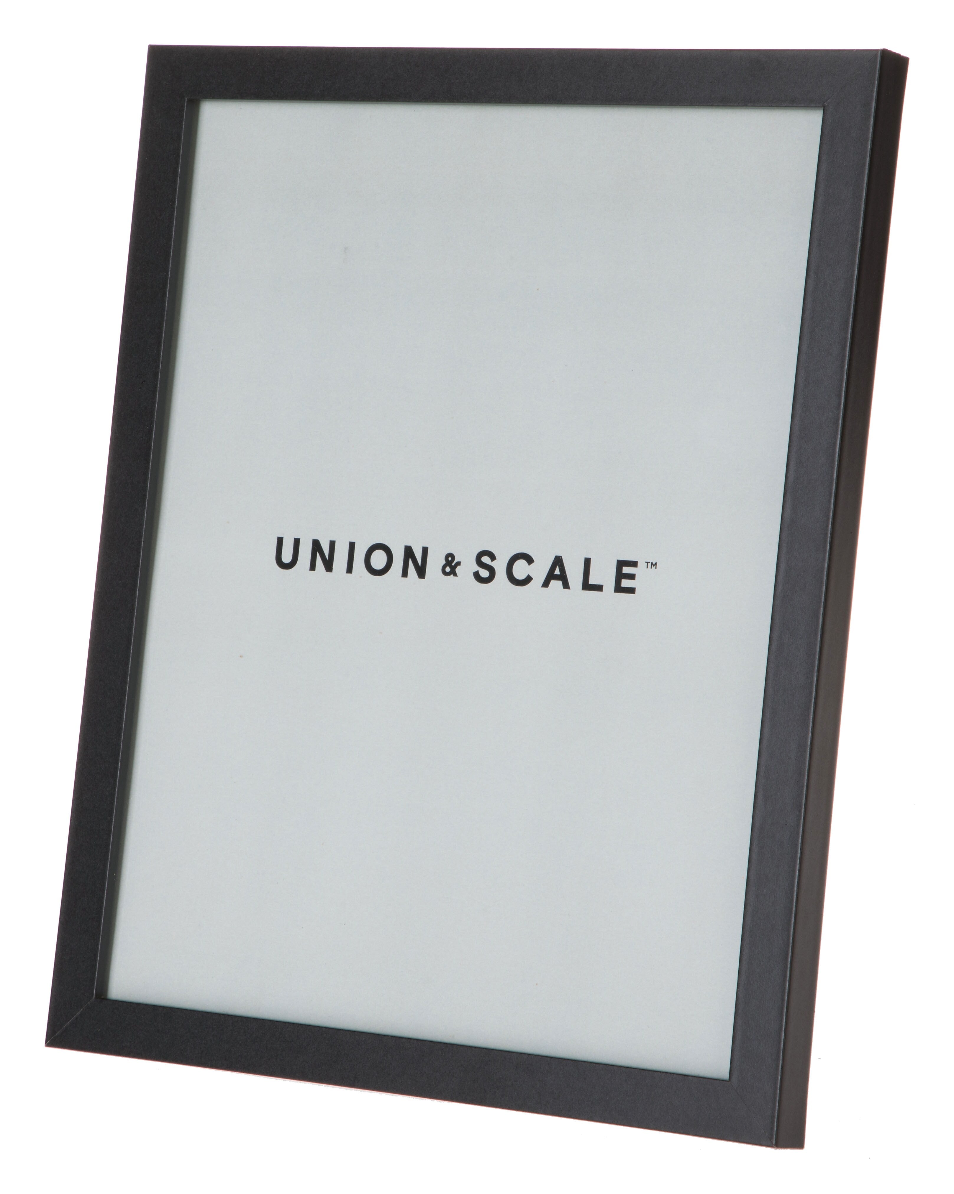 Union & Scale™ Essentials Wood Document Frame, Black