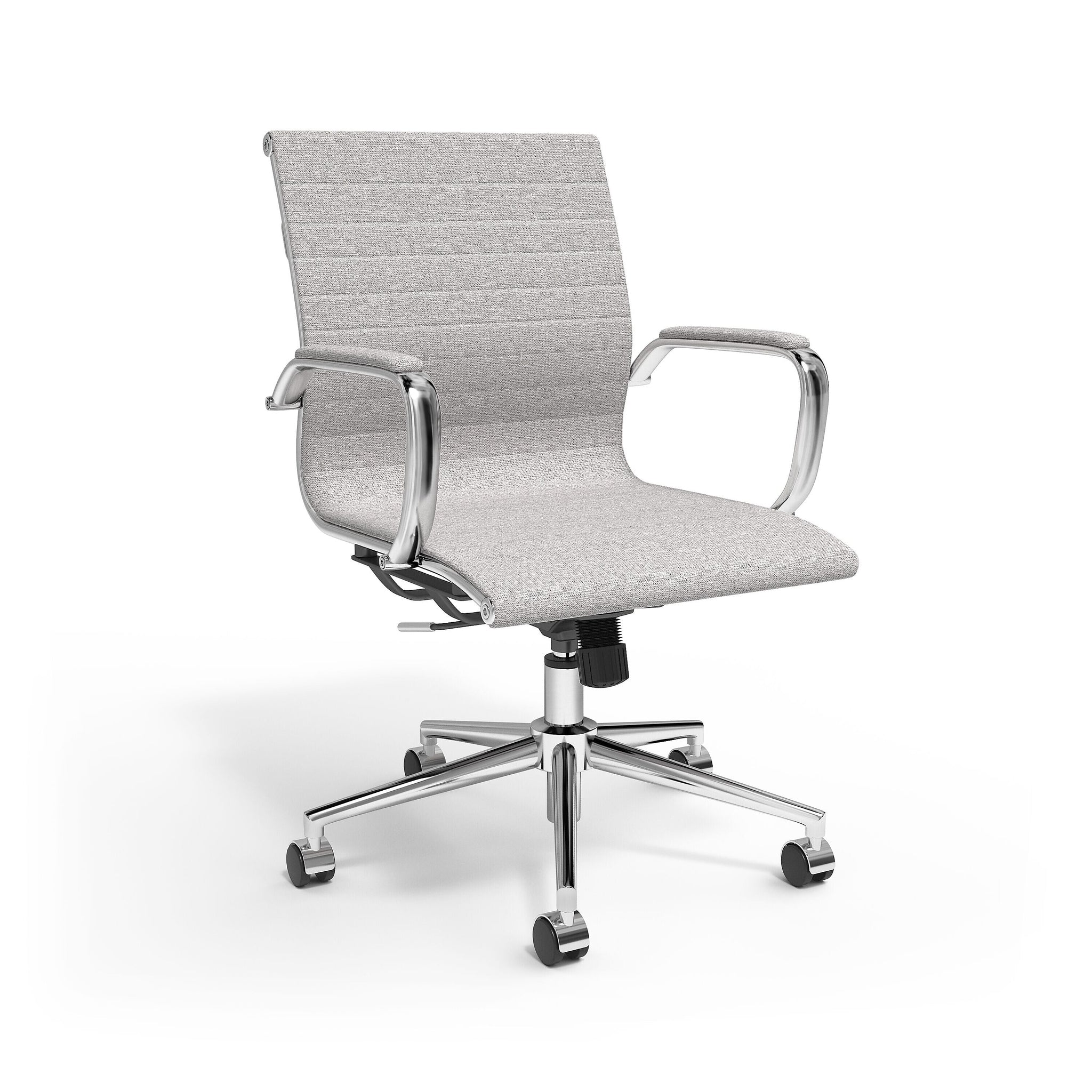 Union & Scale™ Everell Ergonomic Fabric Manager Chair, Heather Gray