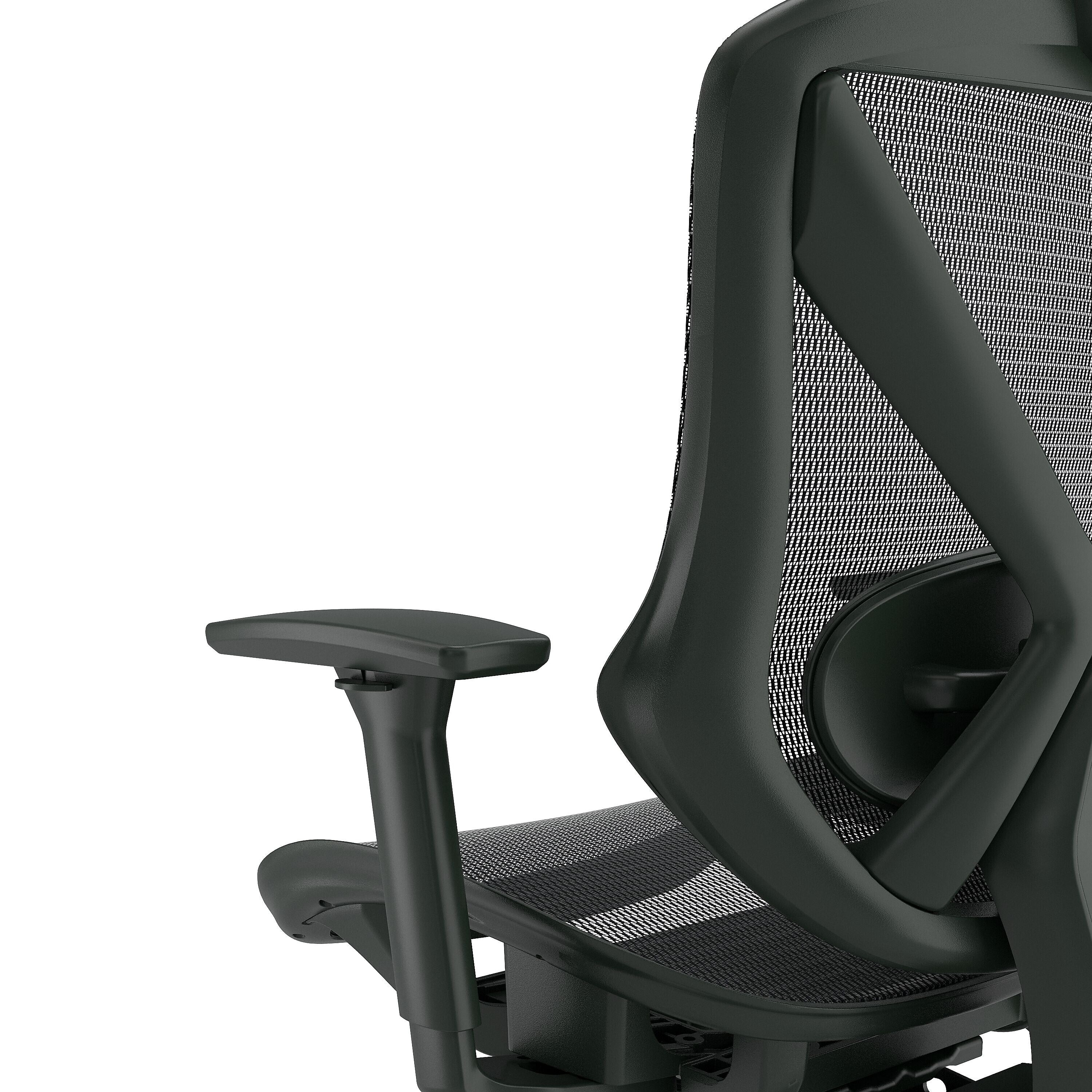 Union & Scale™ FlexFit™ Dexley Ergonomic Mesh Swivel Task Chair, Black
