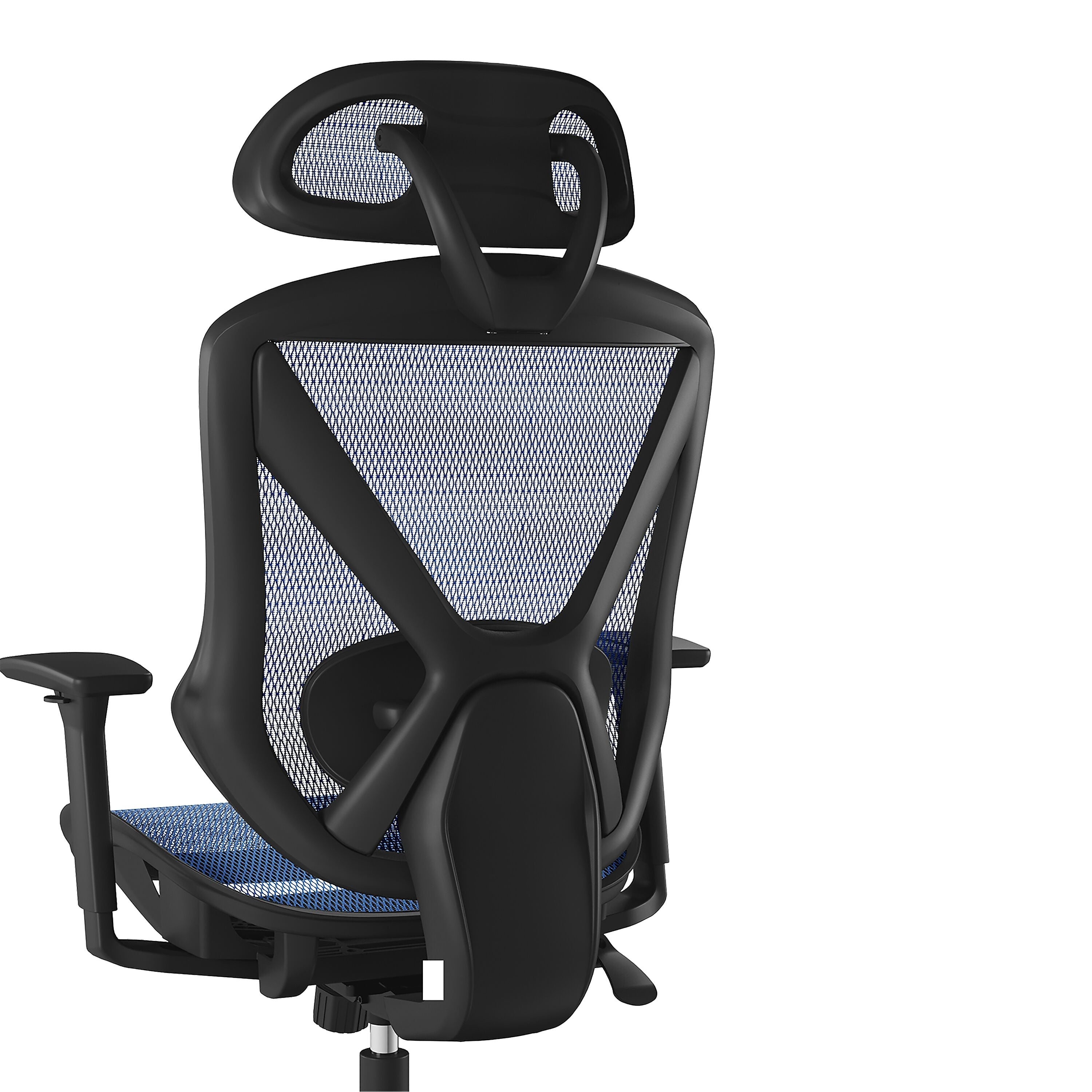 Union & Scale™ FlexFit™ Dexley Ergonomic Mesh Swivel Task Chair, Blue