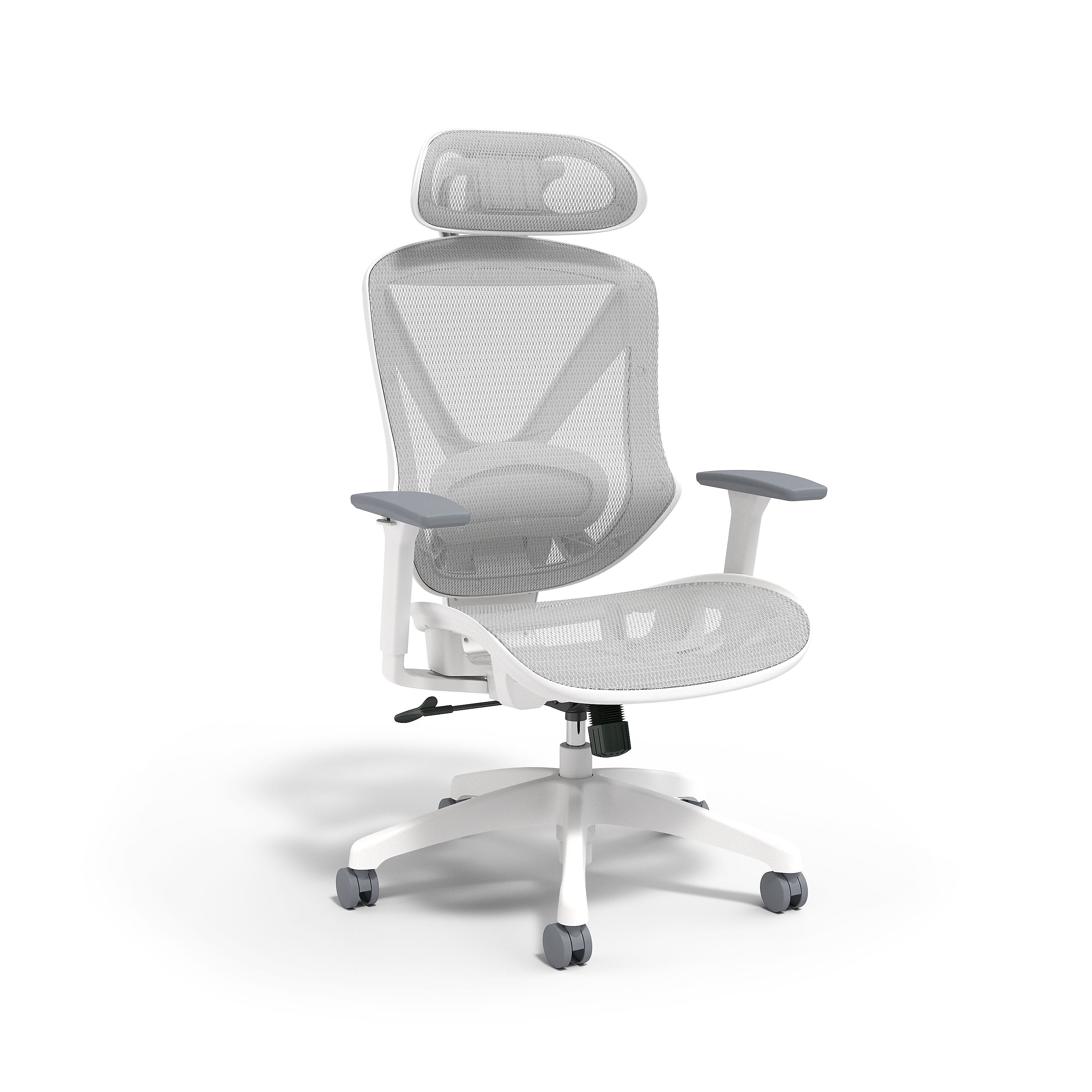 Union & Scale FlexFit Dexley Ergonomic Mesh Swivel Task Chair, Gray