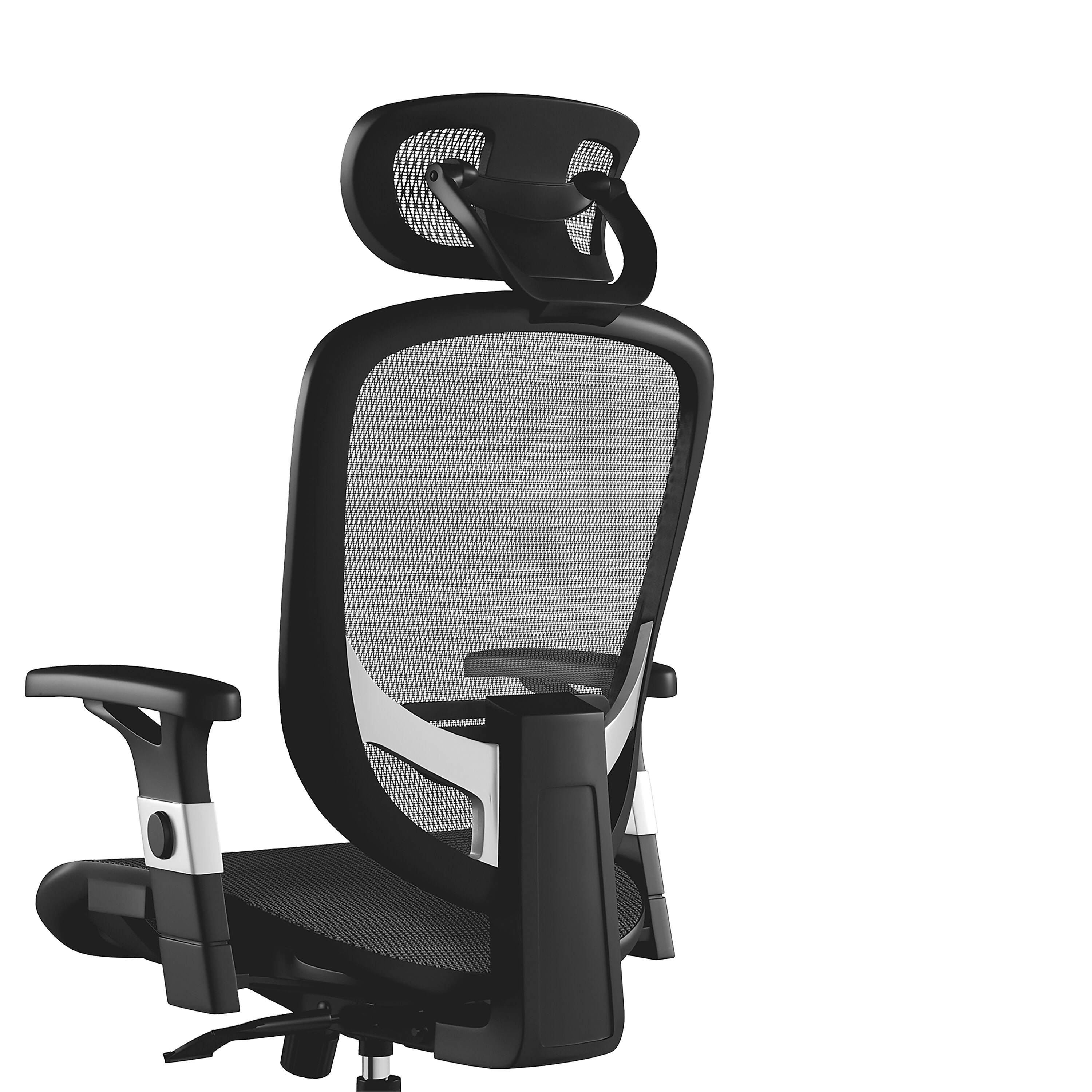 Union & Scale™ FlexFit™ Hyken Ergonomic Mesh Swivel Task Chair, Black