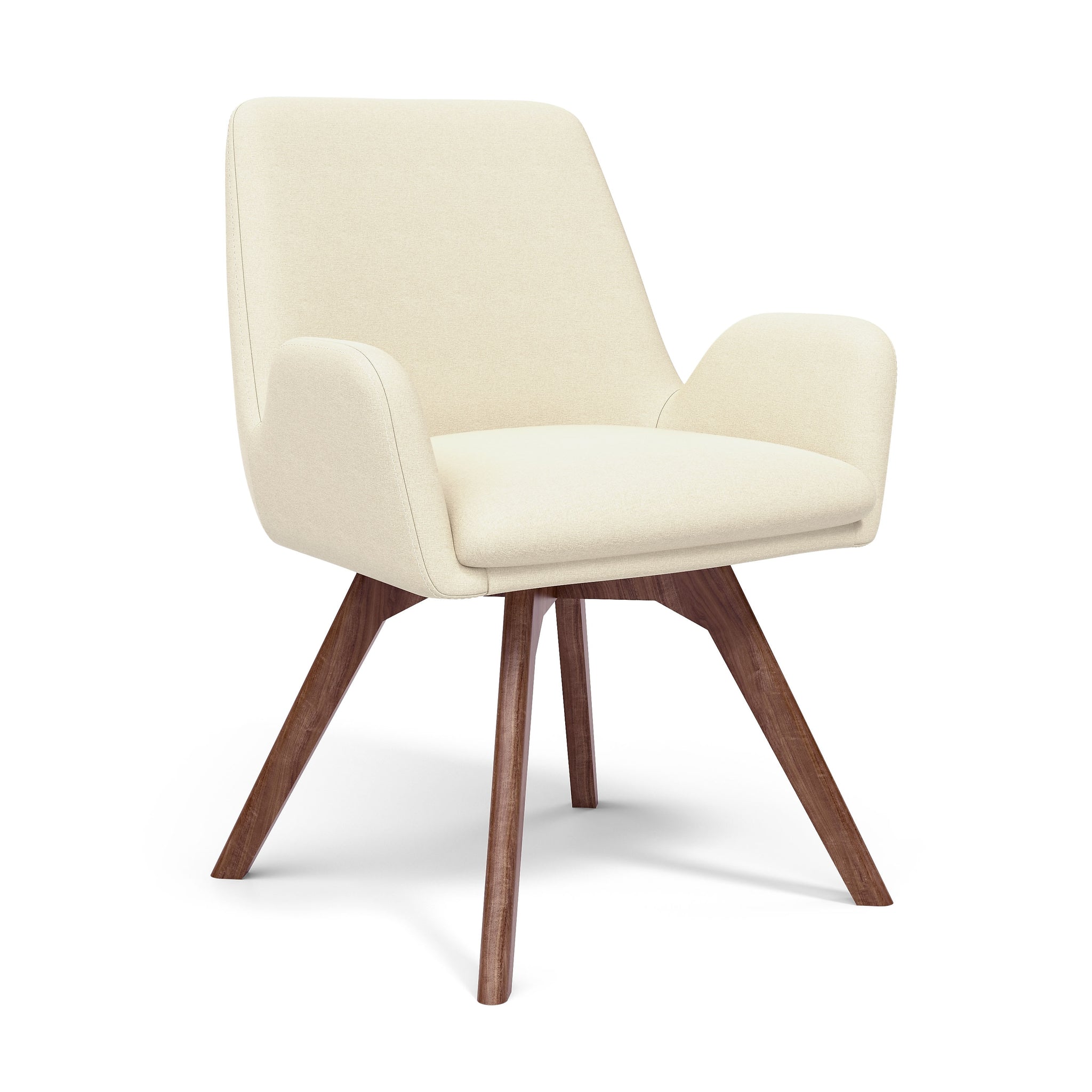 Union & Scale™ MidMod Fabric Guest Chair, Cream