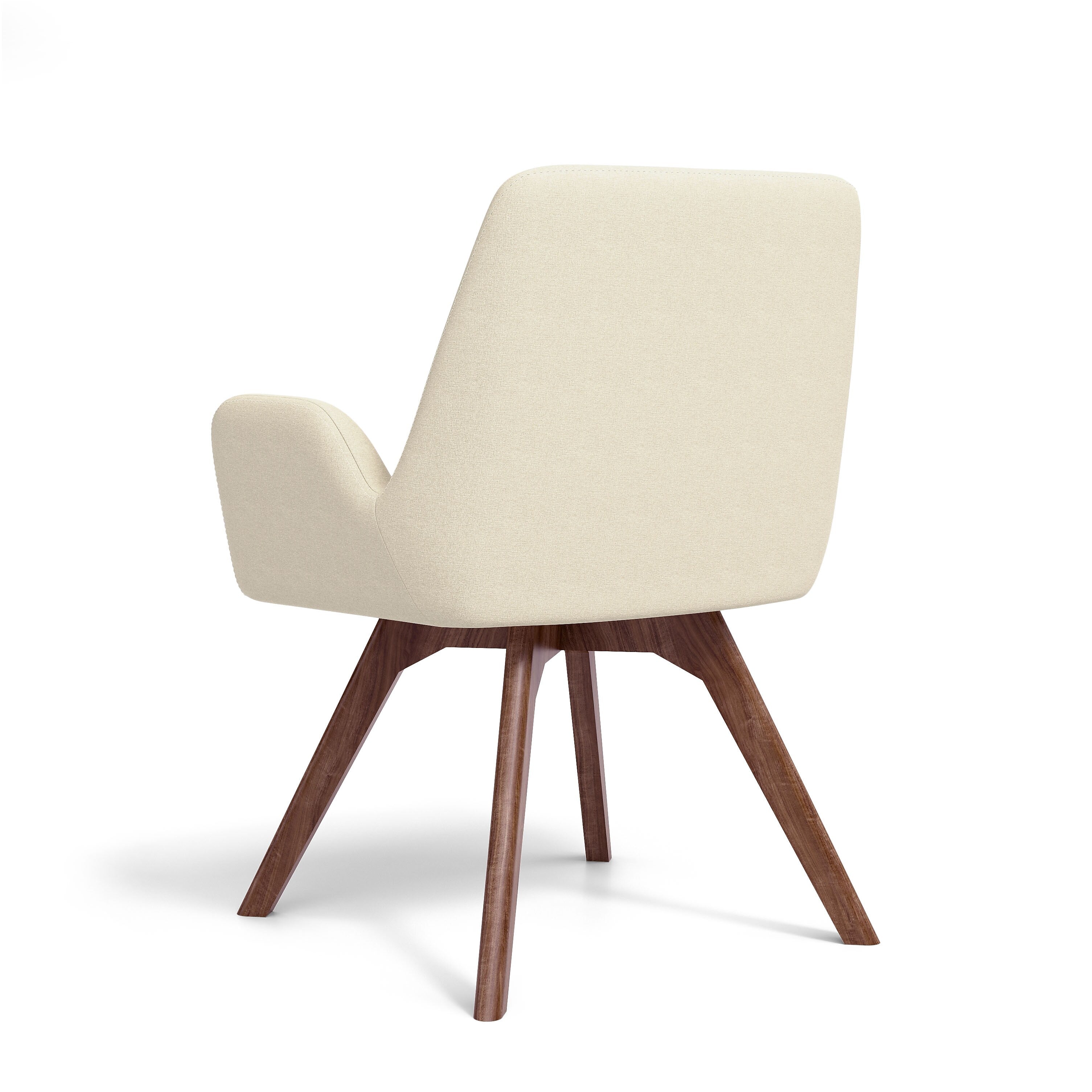 Union & Scale™ MidMod Fabric Guest Chair, Cream
