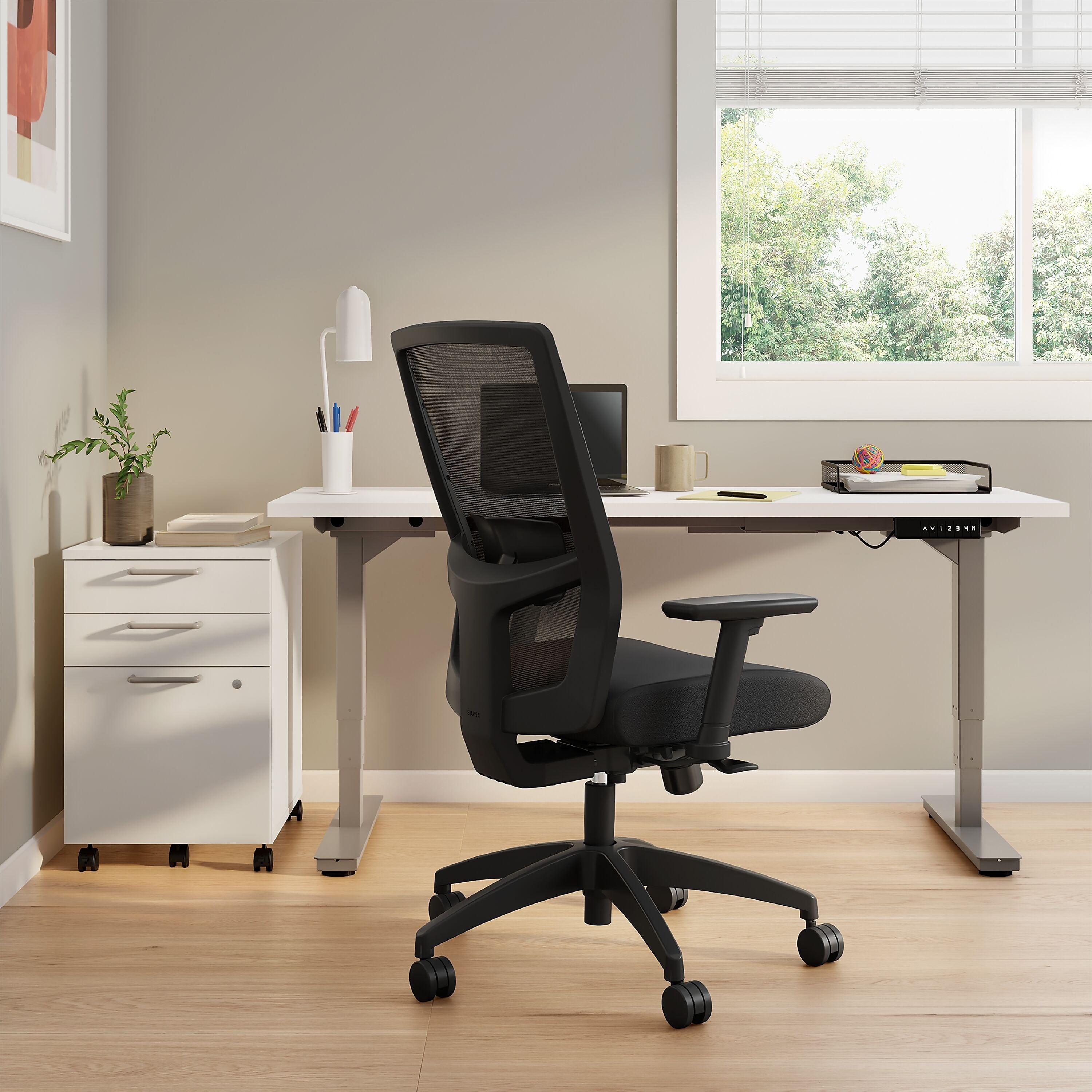 Union & Scale™ Workplace2.0™ 500 Series Fabric Task Chair, Black