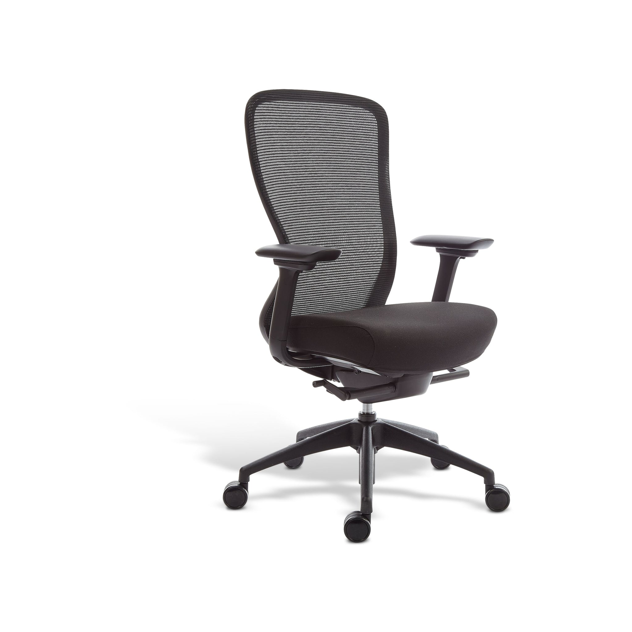 Union & Scale™ Workplace2.0™ Ayalon Ergonomic Fabric Swivel Task Chair, Black